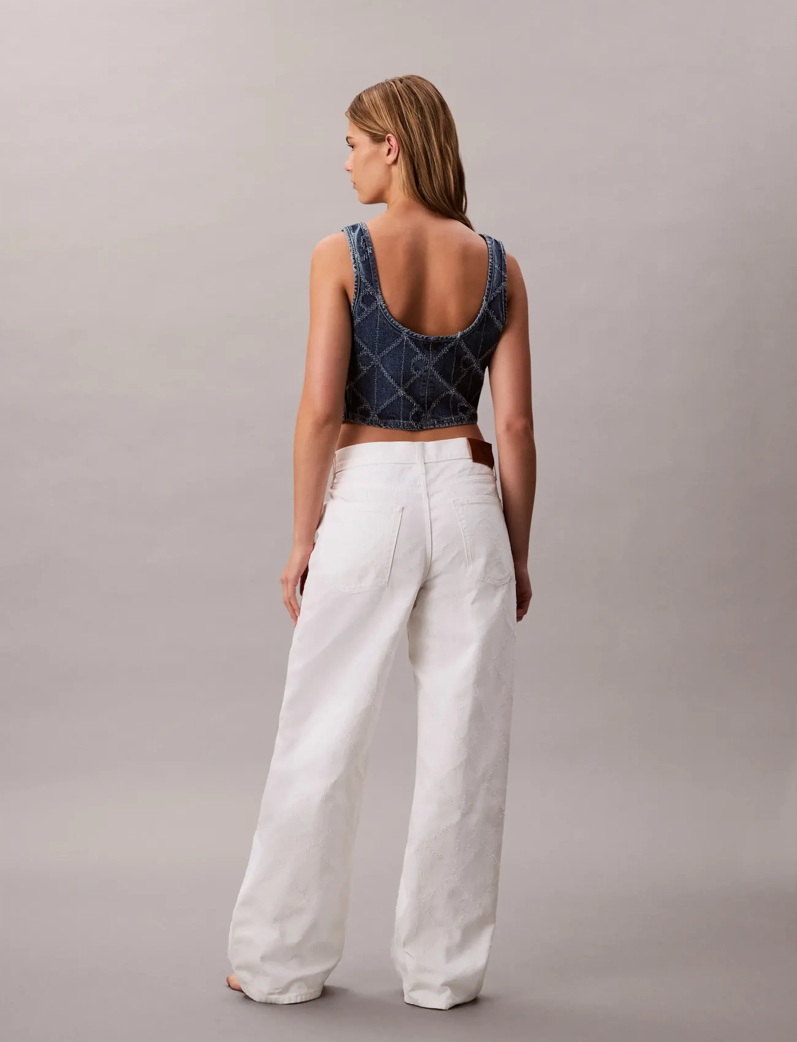 Calvin Klein Jeans - LOW RISE BAGGY CK ARCTIC - brede jeans - ck arctic - 3