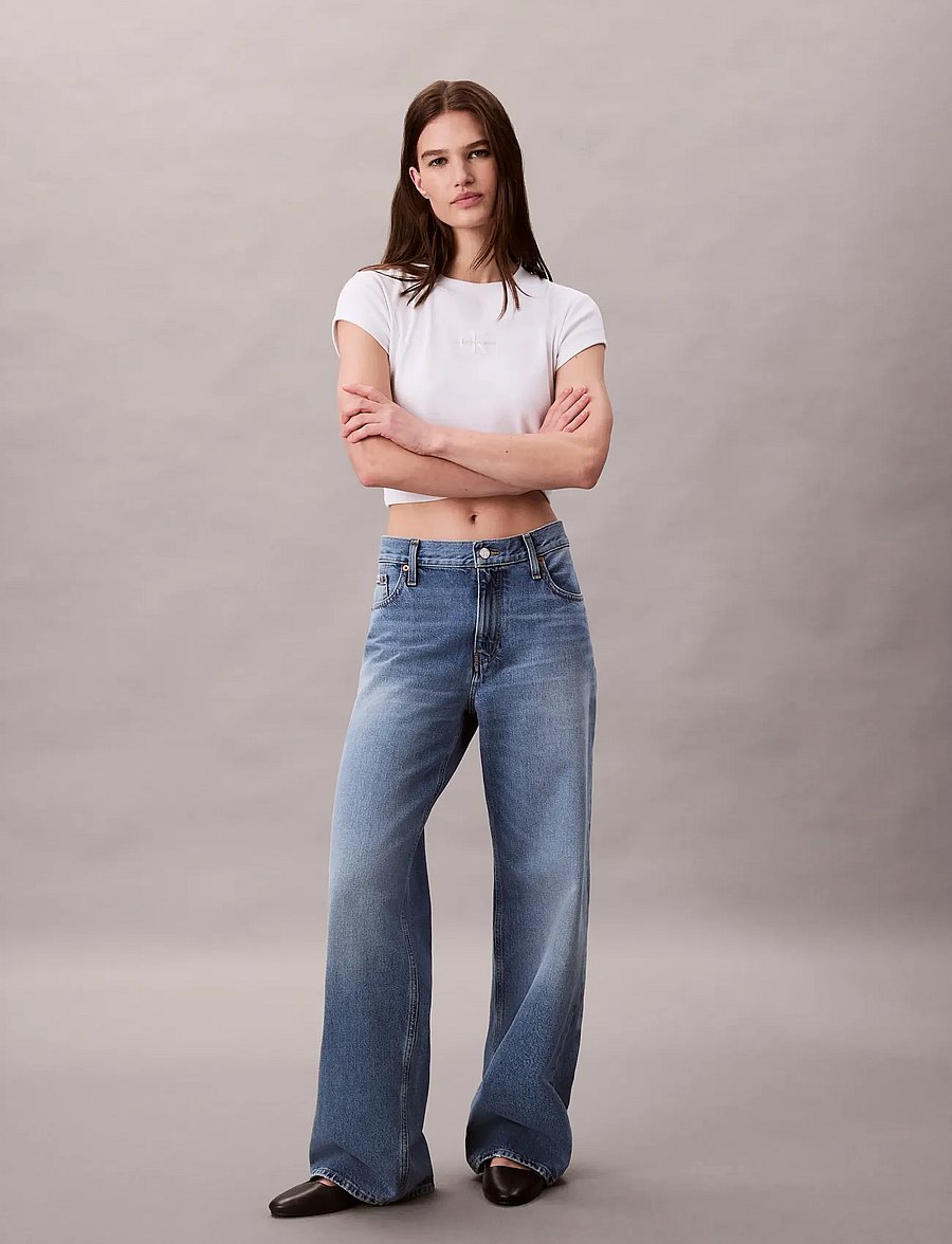 Calvin Klein Jeans - LOW RISE BAGGY CARMINE - carmine - 0