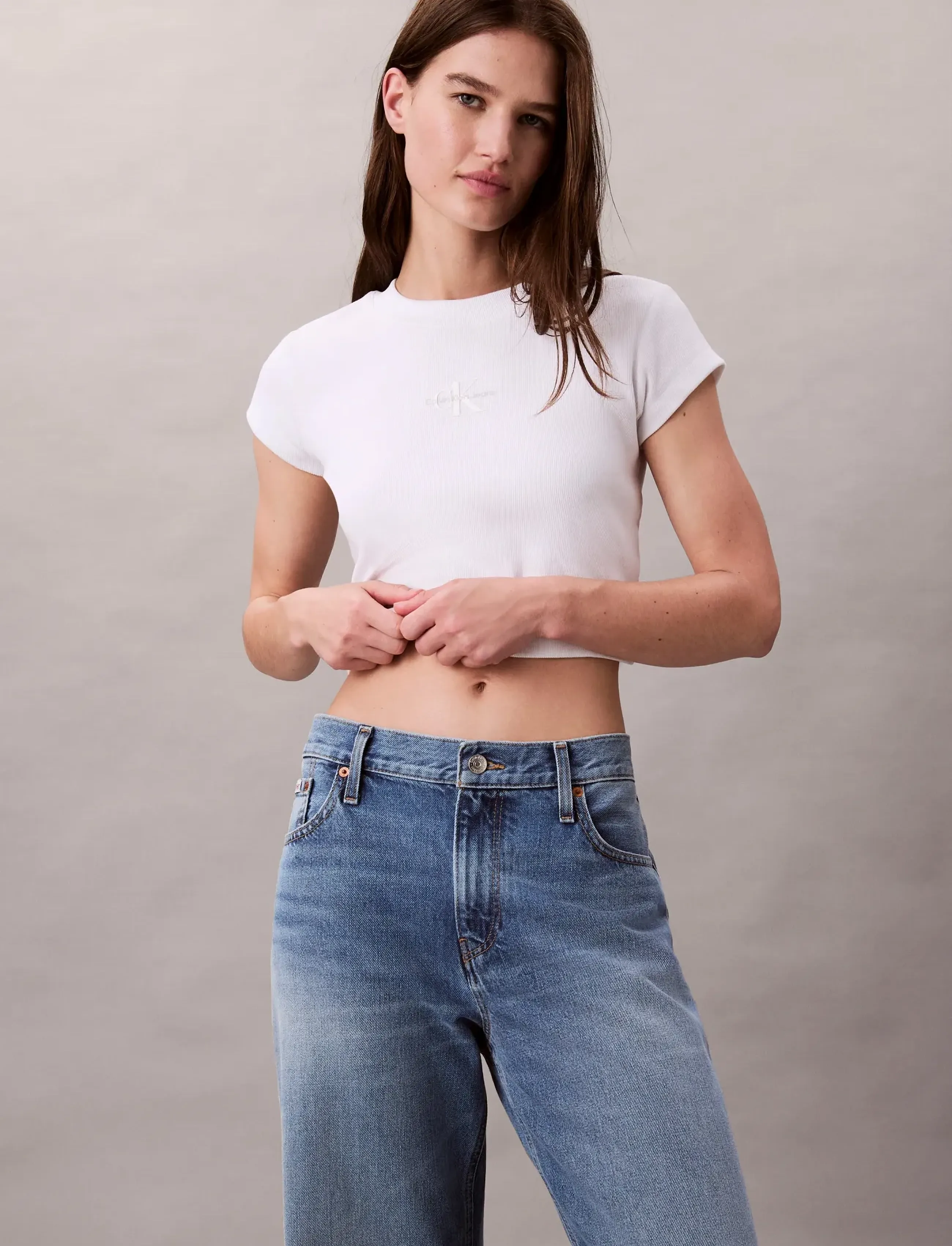 Calvin Klein Jeans - LOW RISE BAGGY CARMINE - carmine - 4