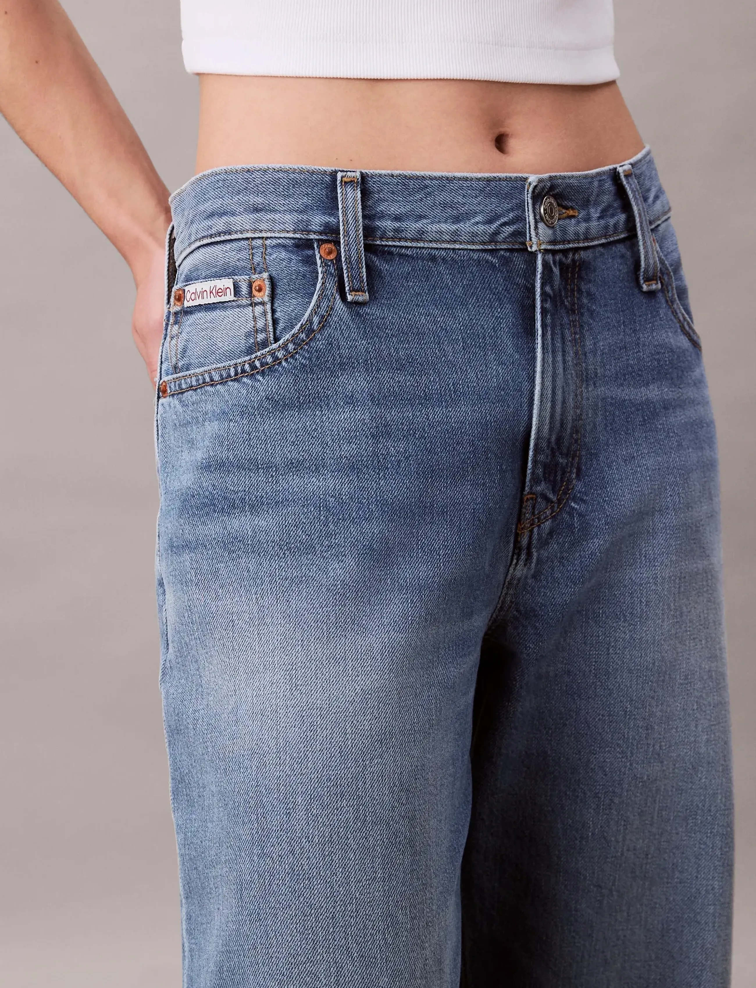 Calvin Klein Jeans - LOW RISE BAGGY CARMINE - carmine - 5