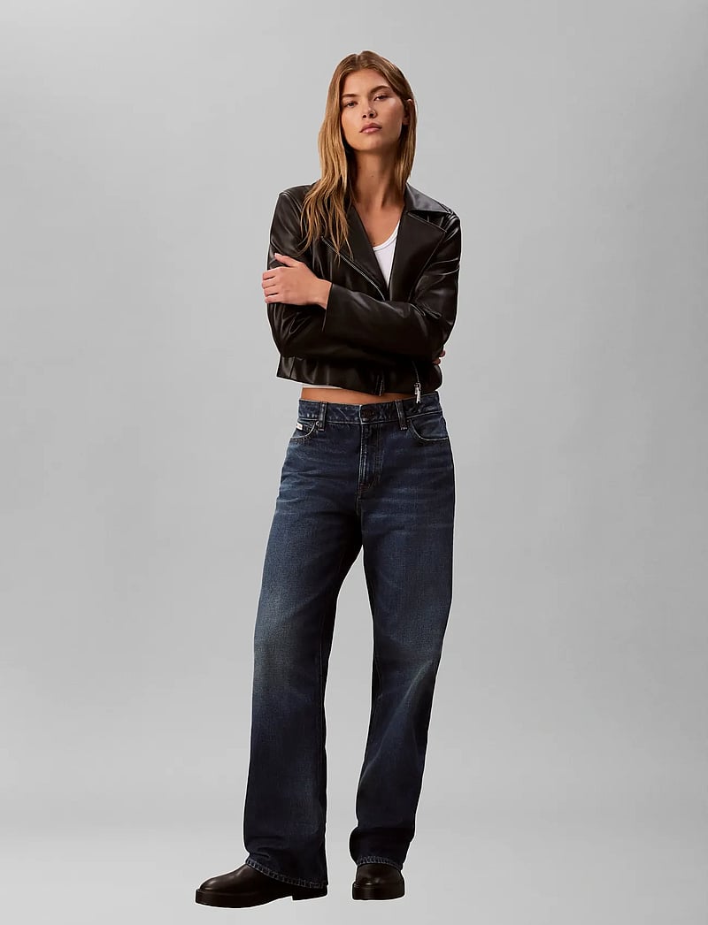 Calvin Klein Jeans - SIGNATURE 90s STRAIGHT DARK CRES - straight jeans - dark crescent - 3