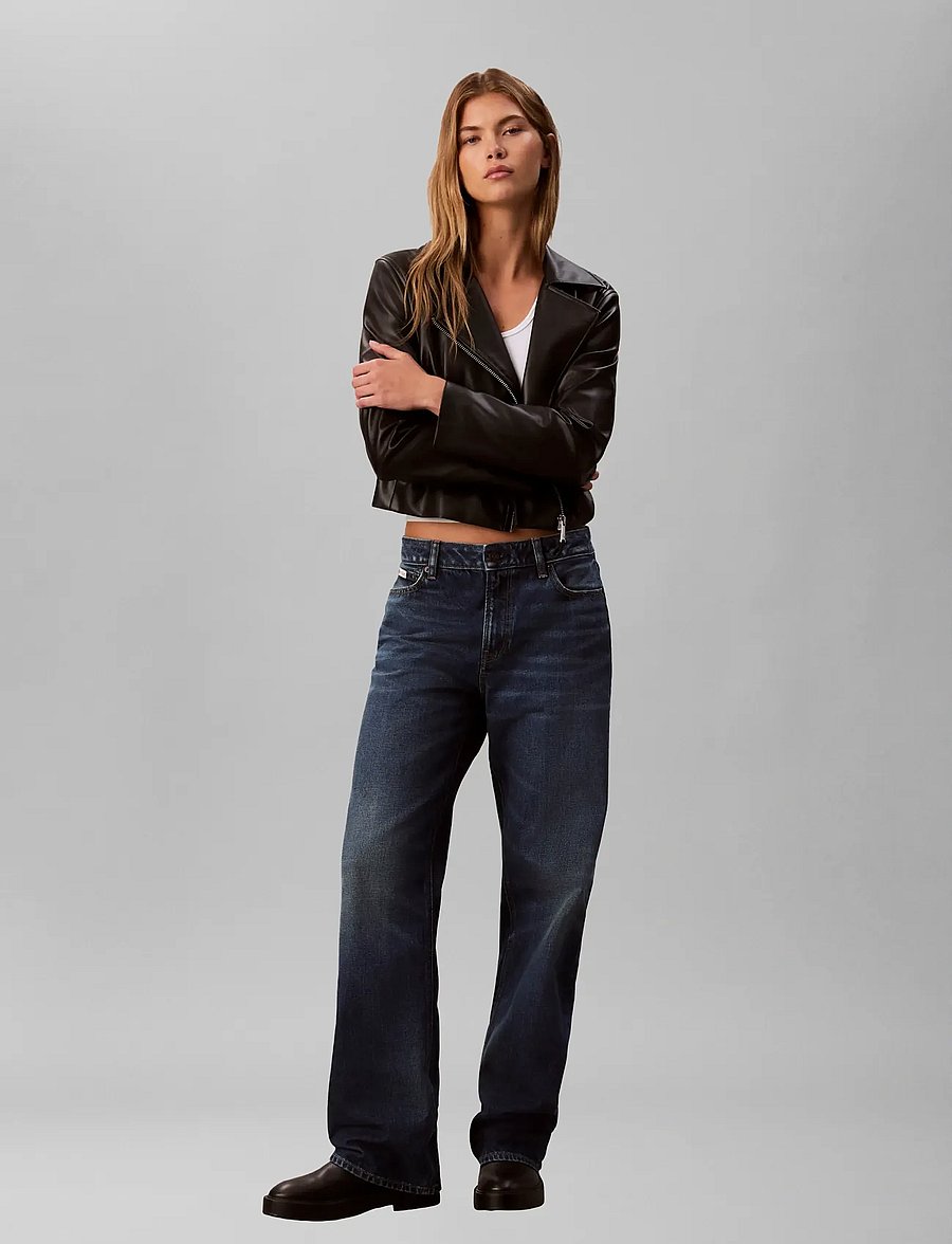 Calvin Klein Jeans - SIGNATURE 90s STRAIGHT DARK CRES - igapäevane stiil - dark crescent - 3