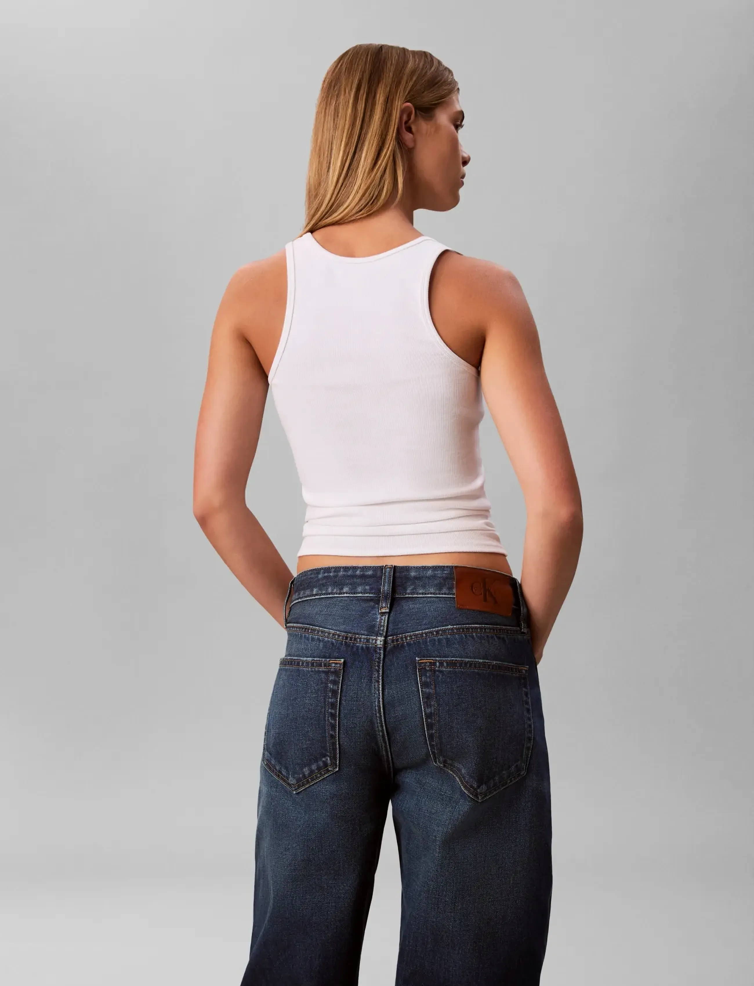 Calvin Klein Jeans - SIGNATURE 90s STRAIGHT DARK CRES - straight jeans - dark crescent - 4
