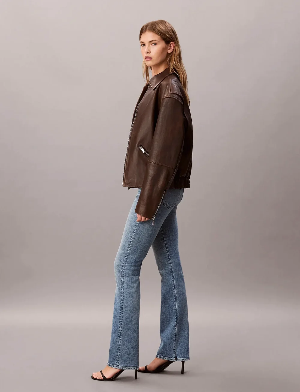 Calvin Klein Jeans - SKINNY BOOT MULBERRY - bootcut jeans - mulberry - 4