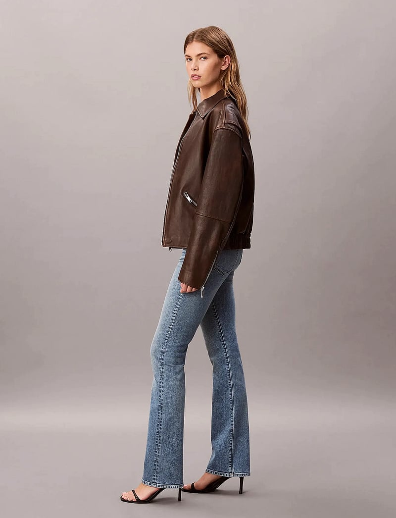 Calvin Klein Jeans - SKINNY BOOT MULBERRY - bootcut jeans - mulberry - 4