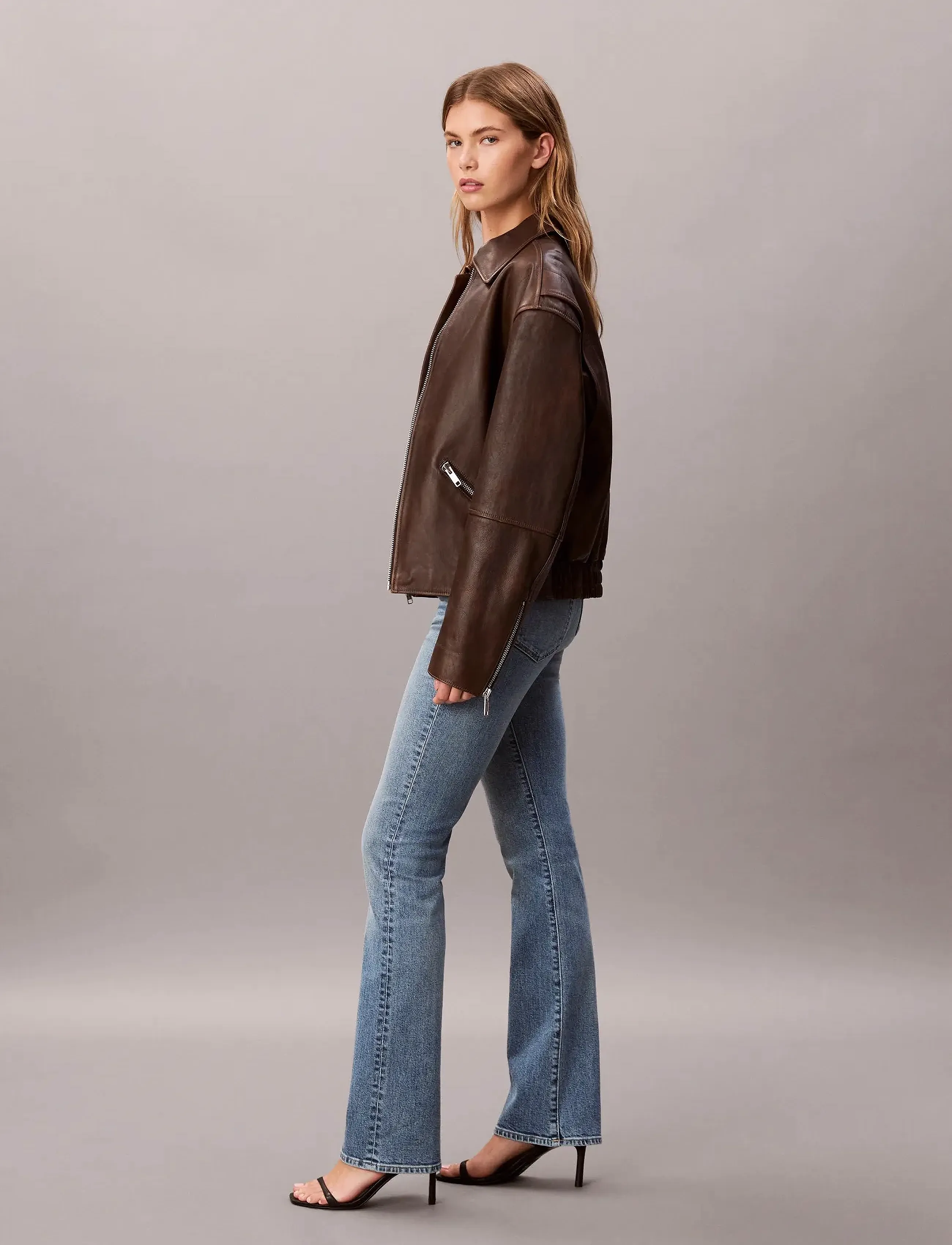 Calvin Klein Jeans - SKINNY BOOT MULBERRY - bootcut jeans - mulberry - 4