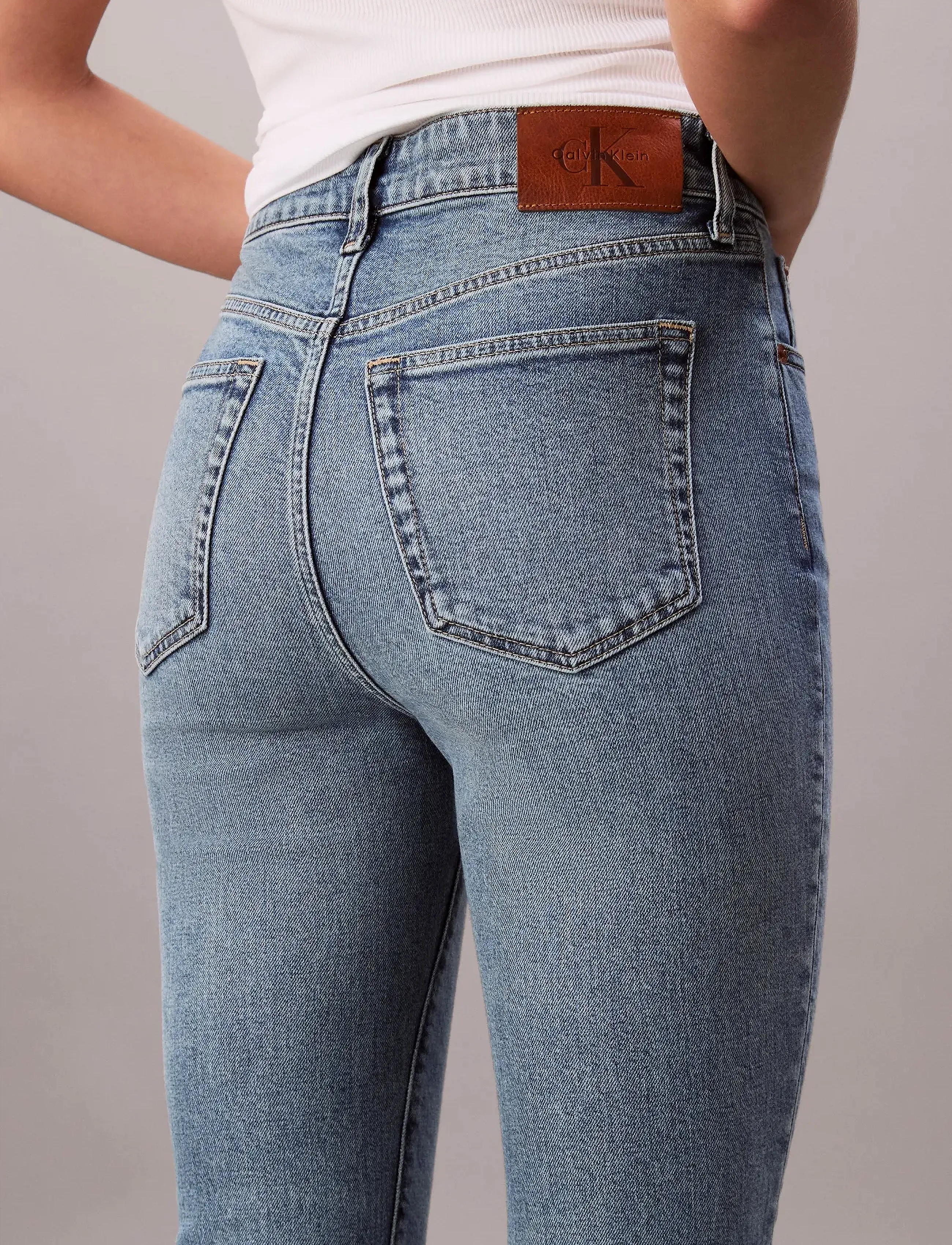 Calvin Klein Jeans - SKINNY BOOT MULBERRY - bootcut jeans - mulberry - 5