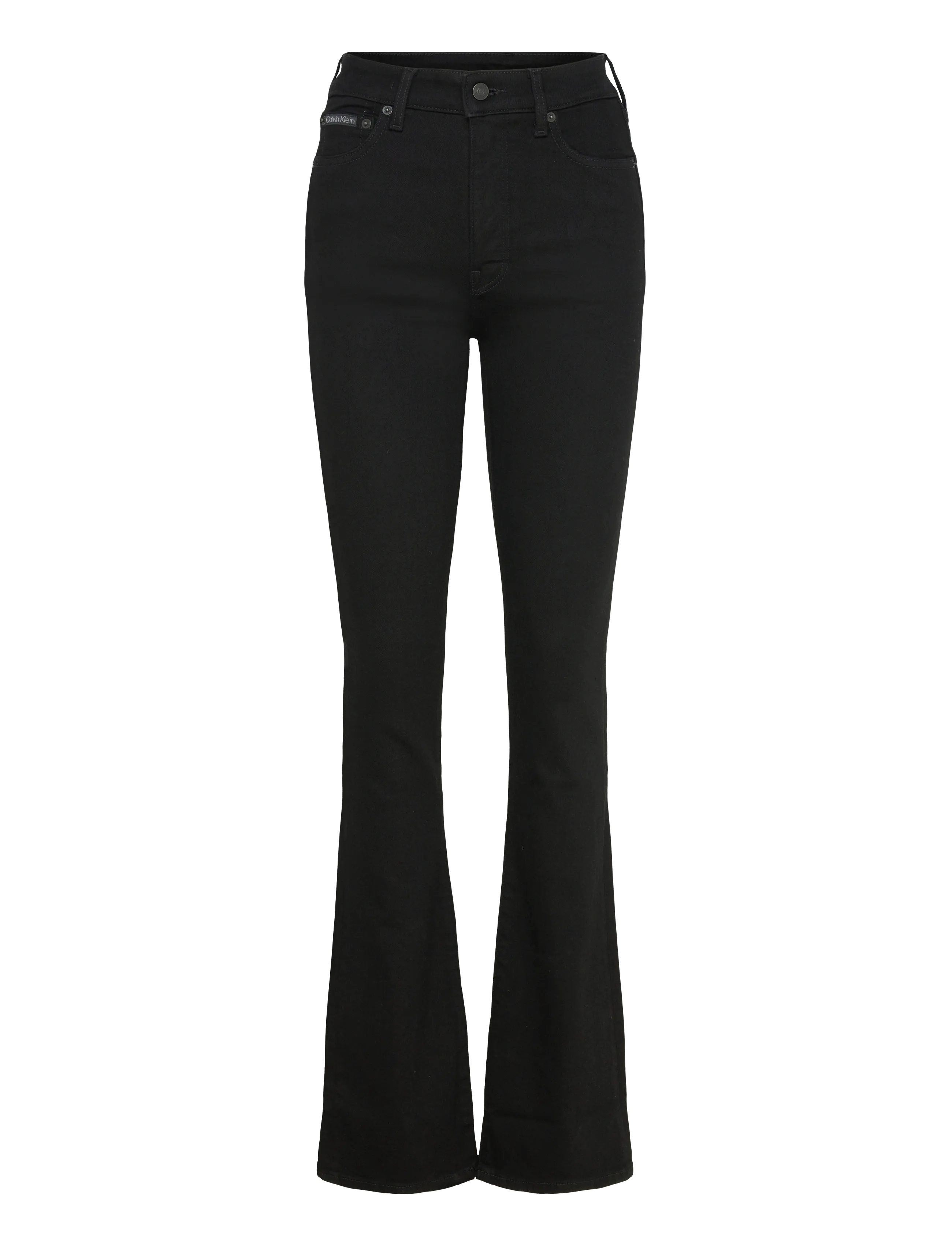Calvin Klein Jeans SKINNY BOOT CK CLASSIC BLACK - Bootcut jeans - CK CLASSIC BLACK / black