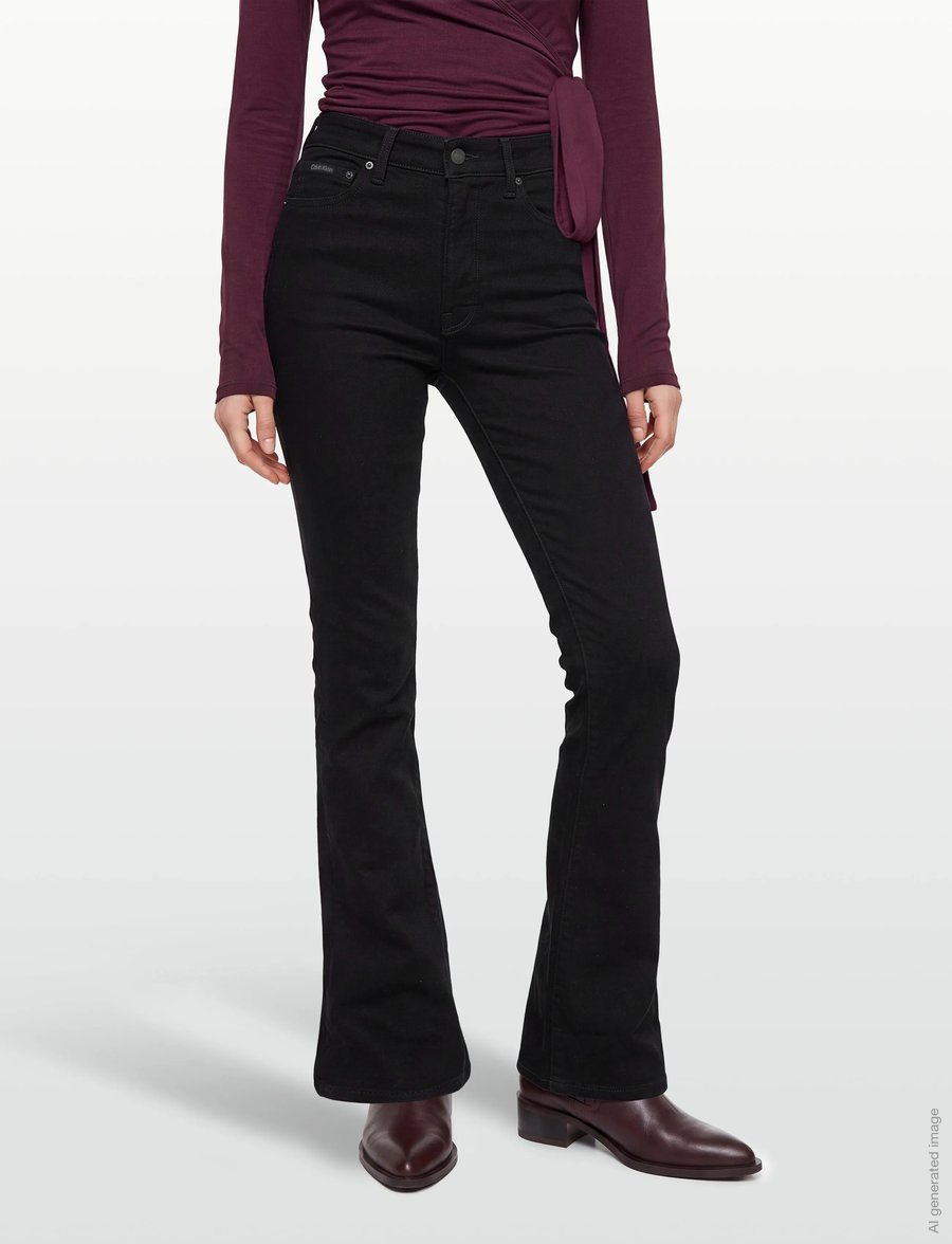 Calvin Klein Jeans - SKINNY BOOT CK CLASSIC BLACK - bootcut jeans - ck classic black - 3