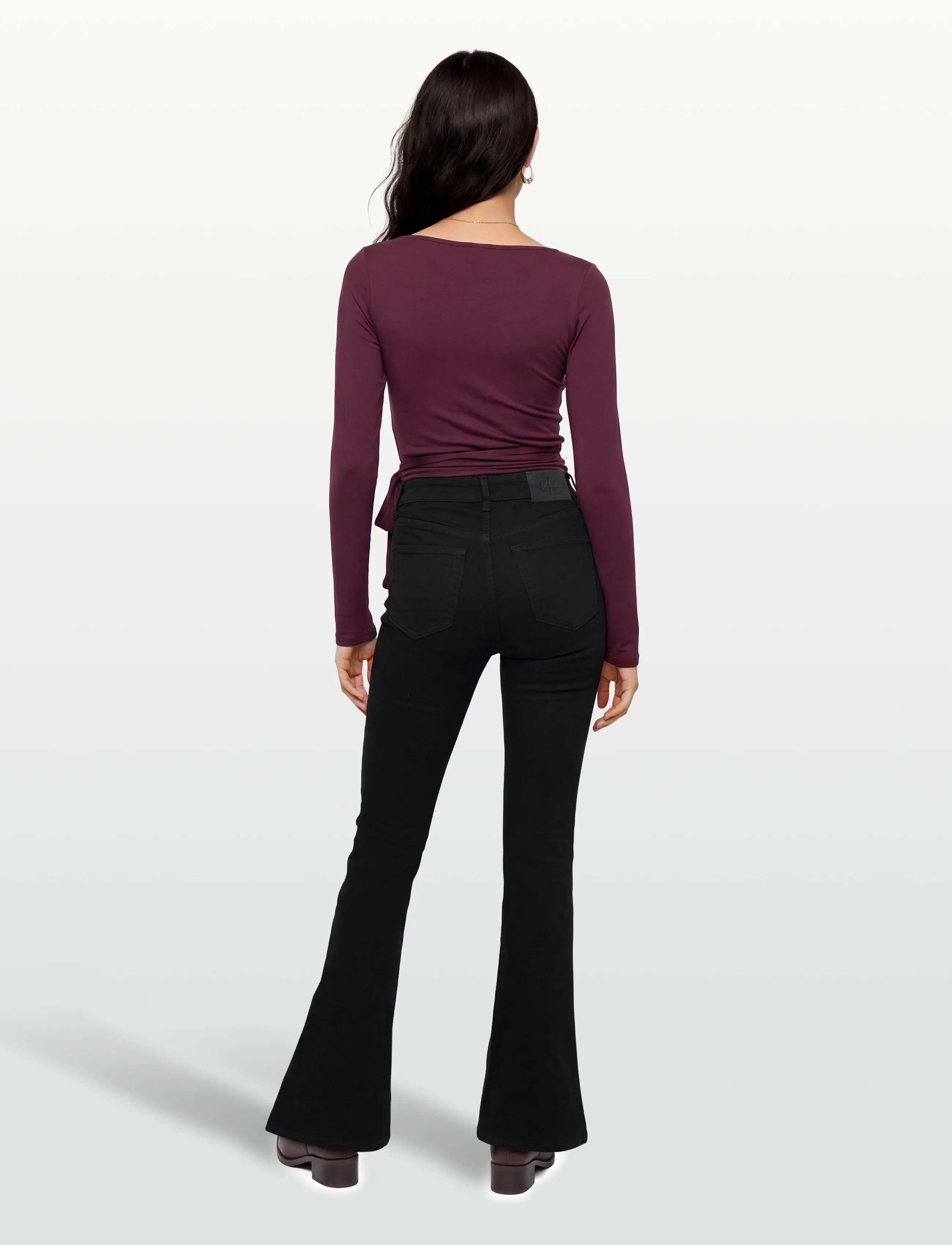 Calvin Klein Jeans - SKINNY BOOT CK CLASSIC BLACK - alt laienevad teksad - ck classic black - 4