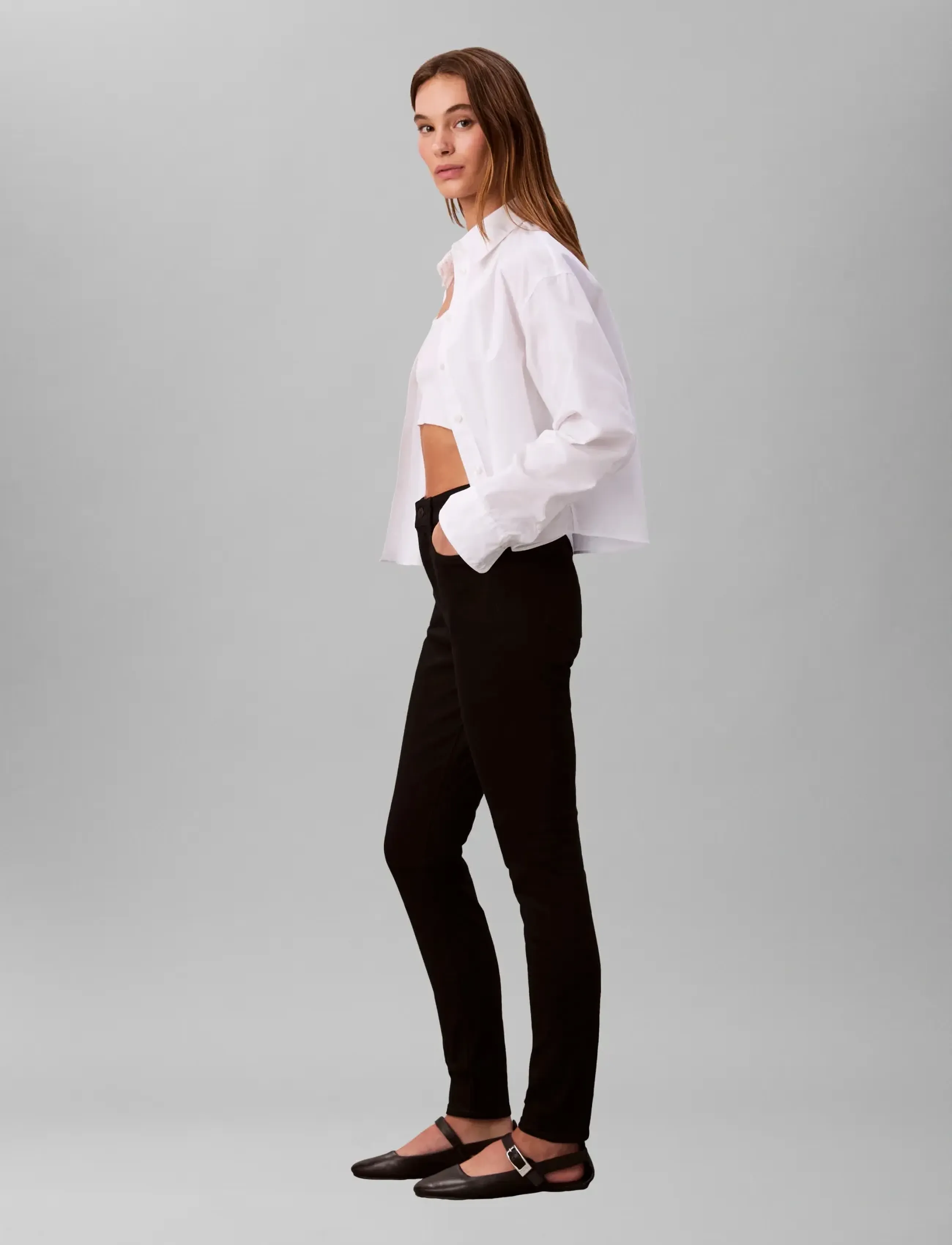 Calvin Klein Jeans High Rise Skinny Jean Ck Classic skinny jeans dam – bild 3