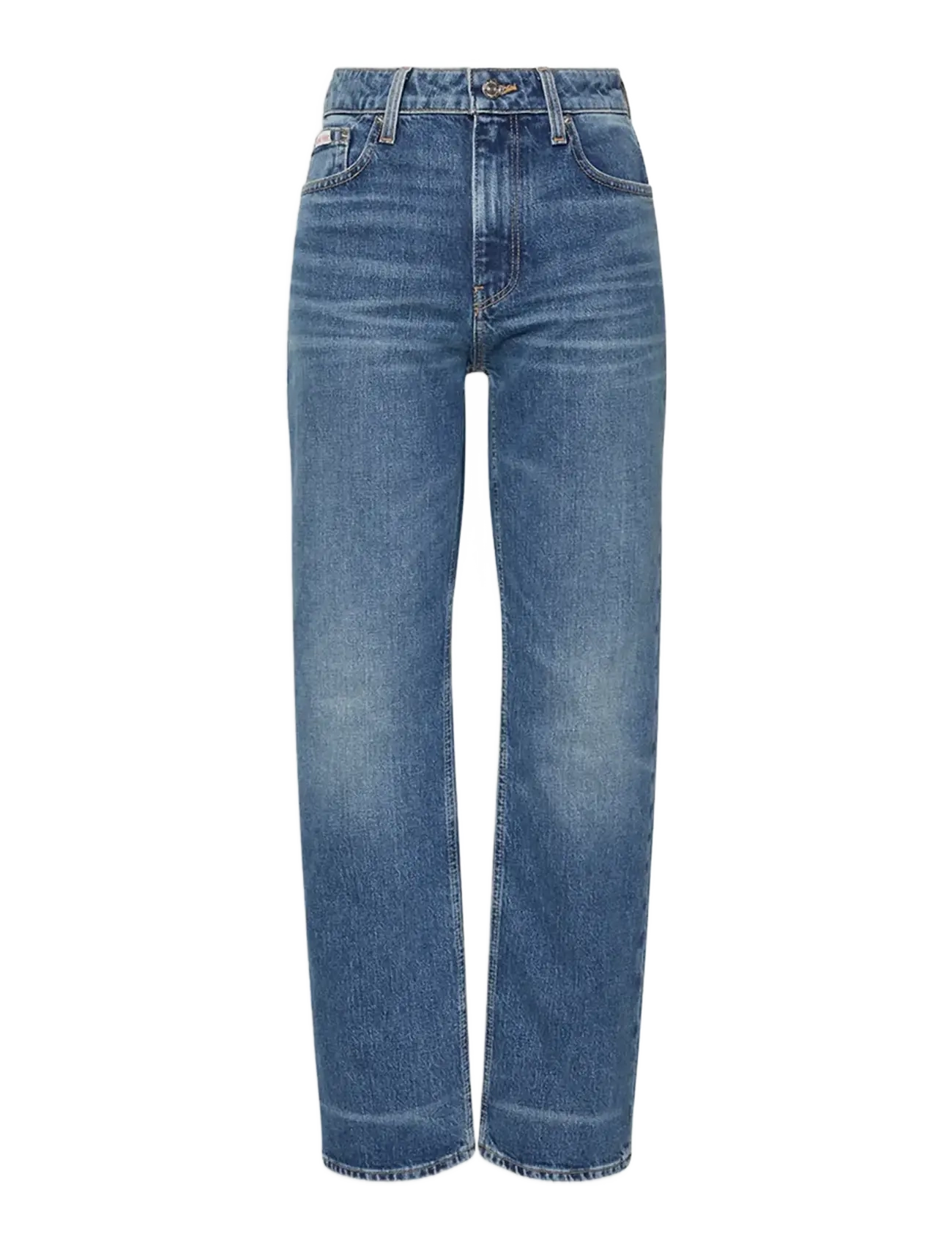 Calvin Klein Jeans HIGH RISE STRAIGHT STANTON - Calvin Klein - STANTON / blue