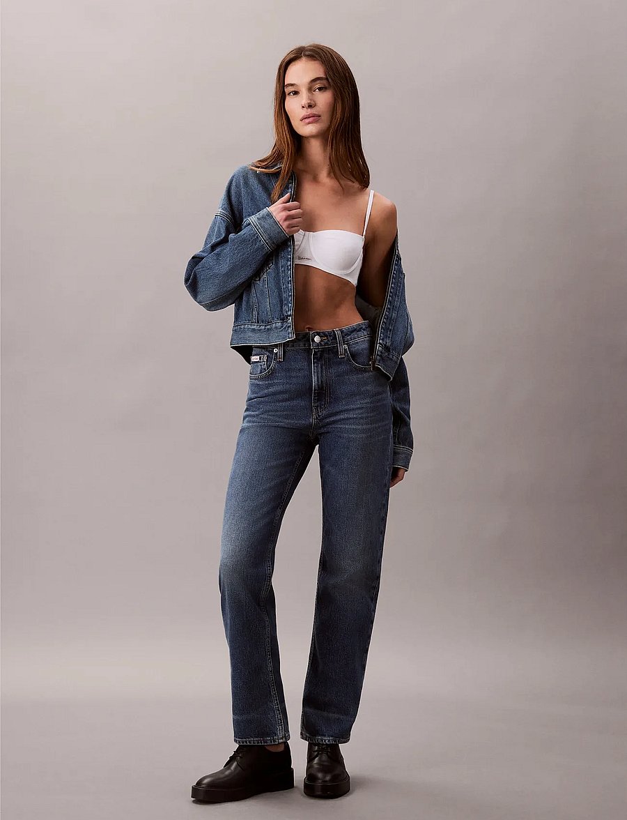 Calvin Klein Jeans - HIGH RISE STRAIGHT STANTON - straight jeans - stanton - 0