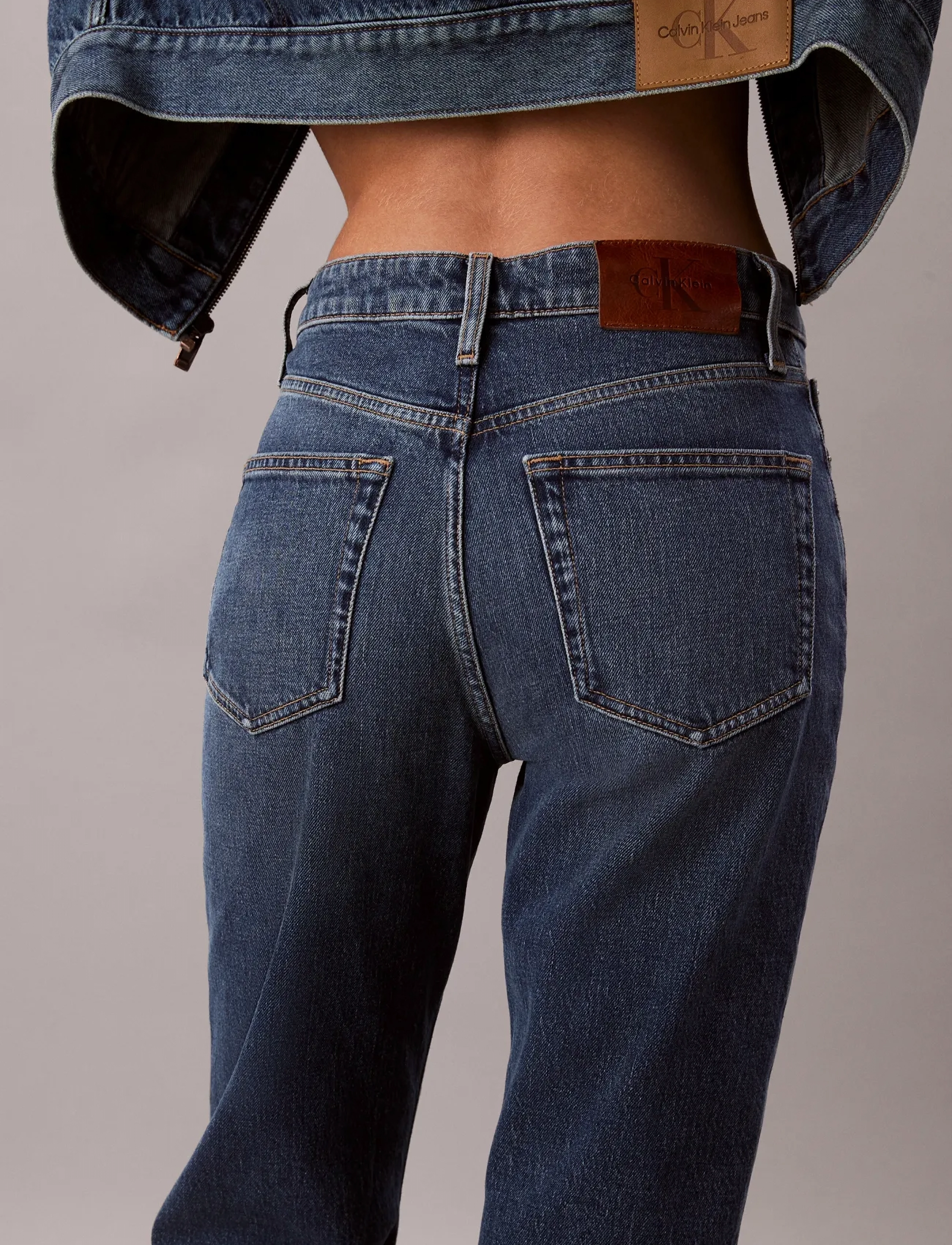 Calvin Klein Jeans High Rise Straight Stanton high waist jeans dam – bild 5