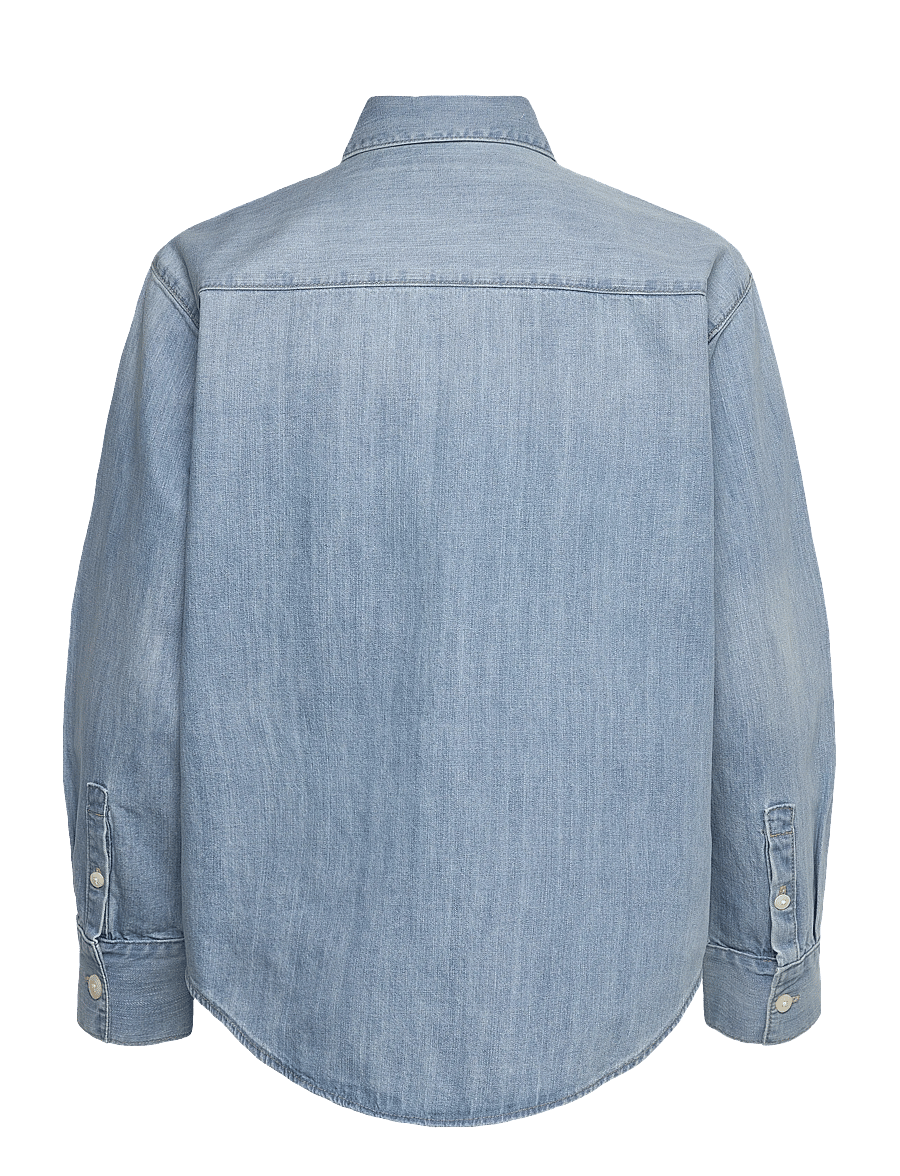 Calvin Klein Jeans - OVERSIZED SHIRT BRIGHTON BLUE - chemises en jeans - brighton blue - 1