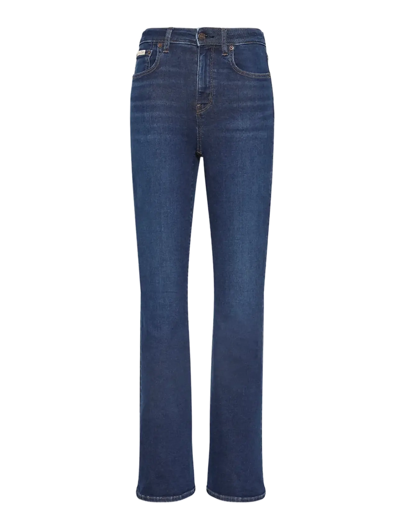 Calvin Klein Jeans HIGH RISE FLARE BLUE ORBIT - Jeans - BLUE ORBIT / blue