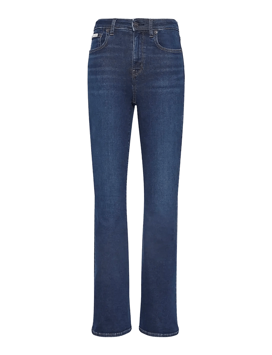 Calvin Klein Jeans - HIGH RISE FLARE BLUE ORBIT - alt eriti laia säärega teksad - blue orbit - 1