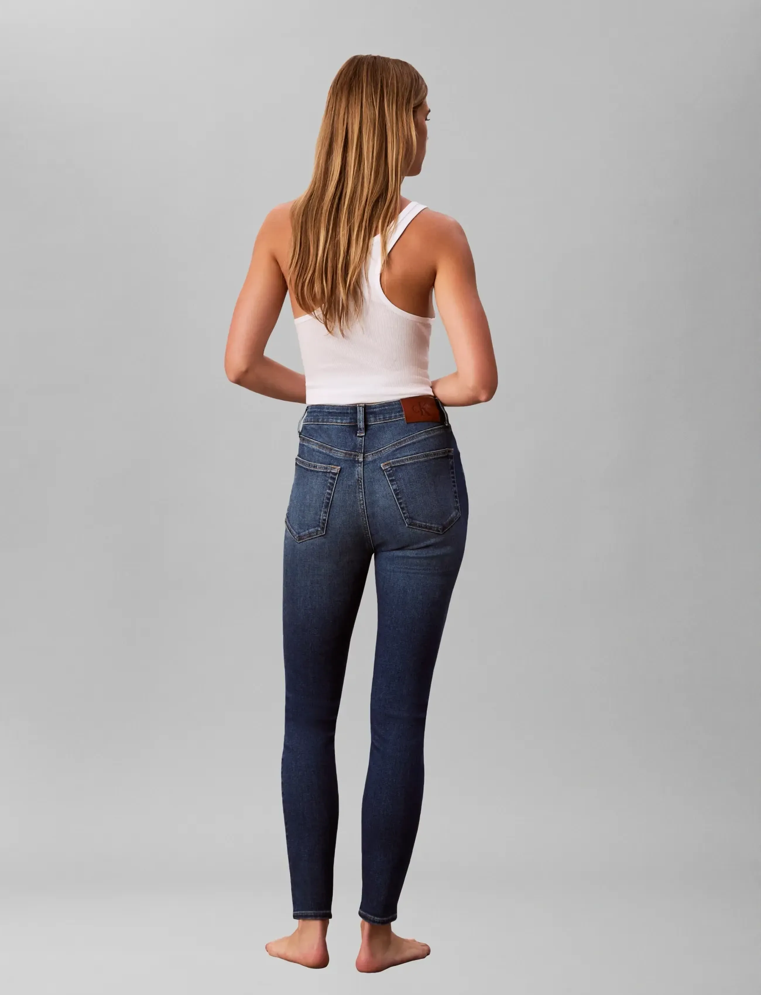 Calvin Klein Jeans - HIGH RISE SKINNY MIDTOWN BLUE - skinny jeans - midtown blue - 3