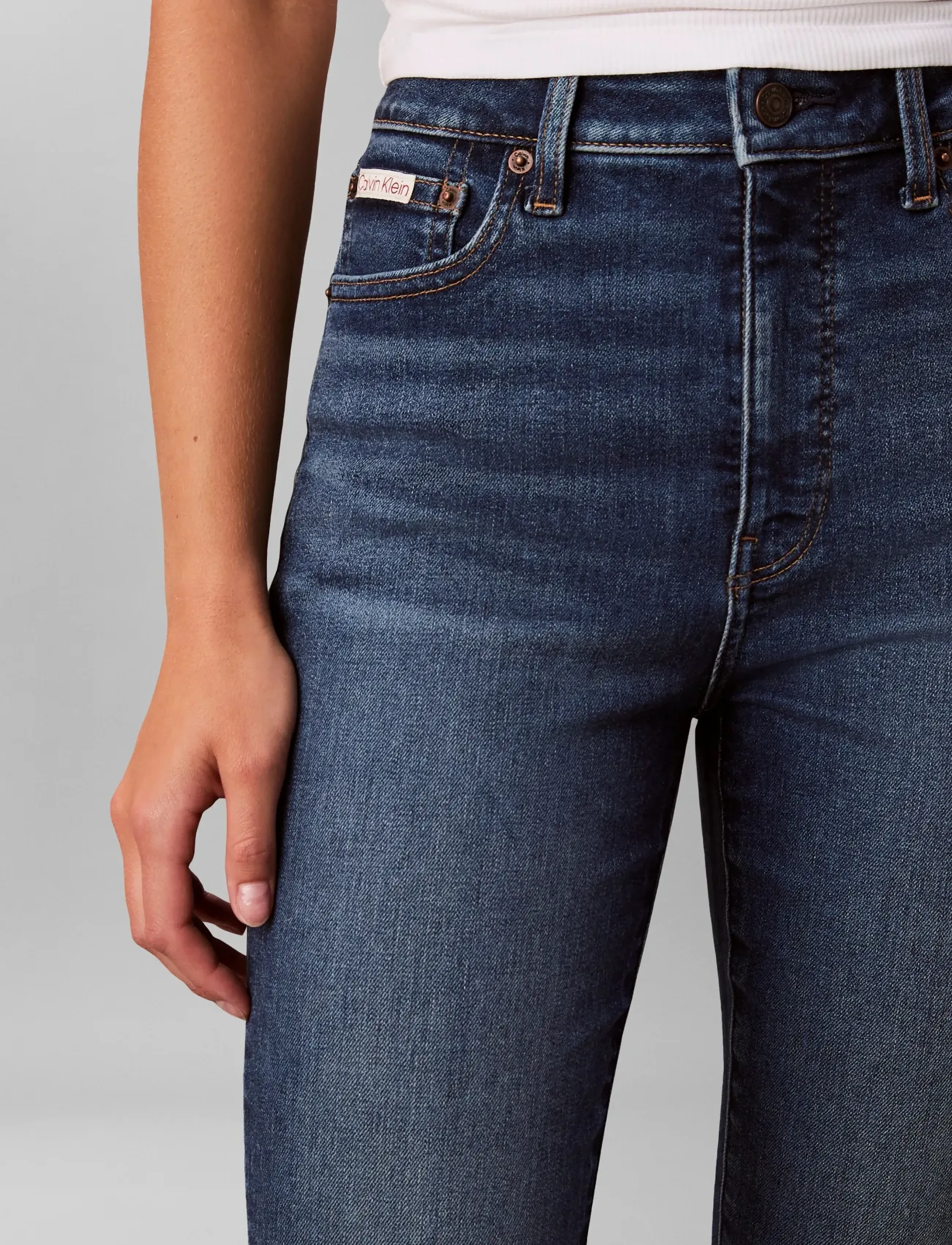 Calvin Klein Jeans - HIGH RISE SKINNY MIDTOWN BLUE - skinny jeans - midtown blue - 5