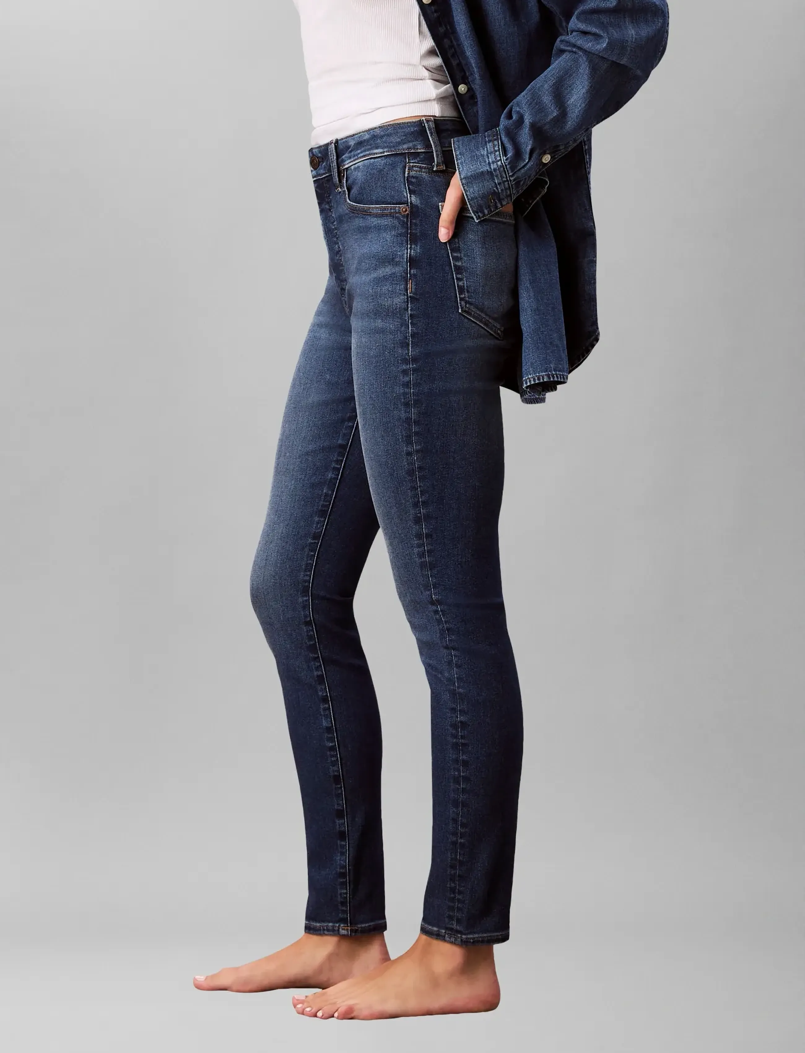 Calvin Klein Jeans High Rise Skinny Midtown skinny jeans dam – bild 6