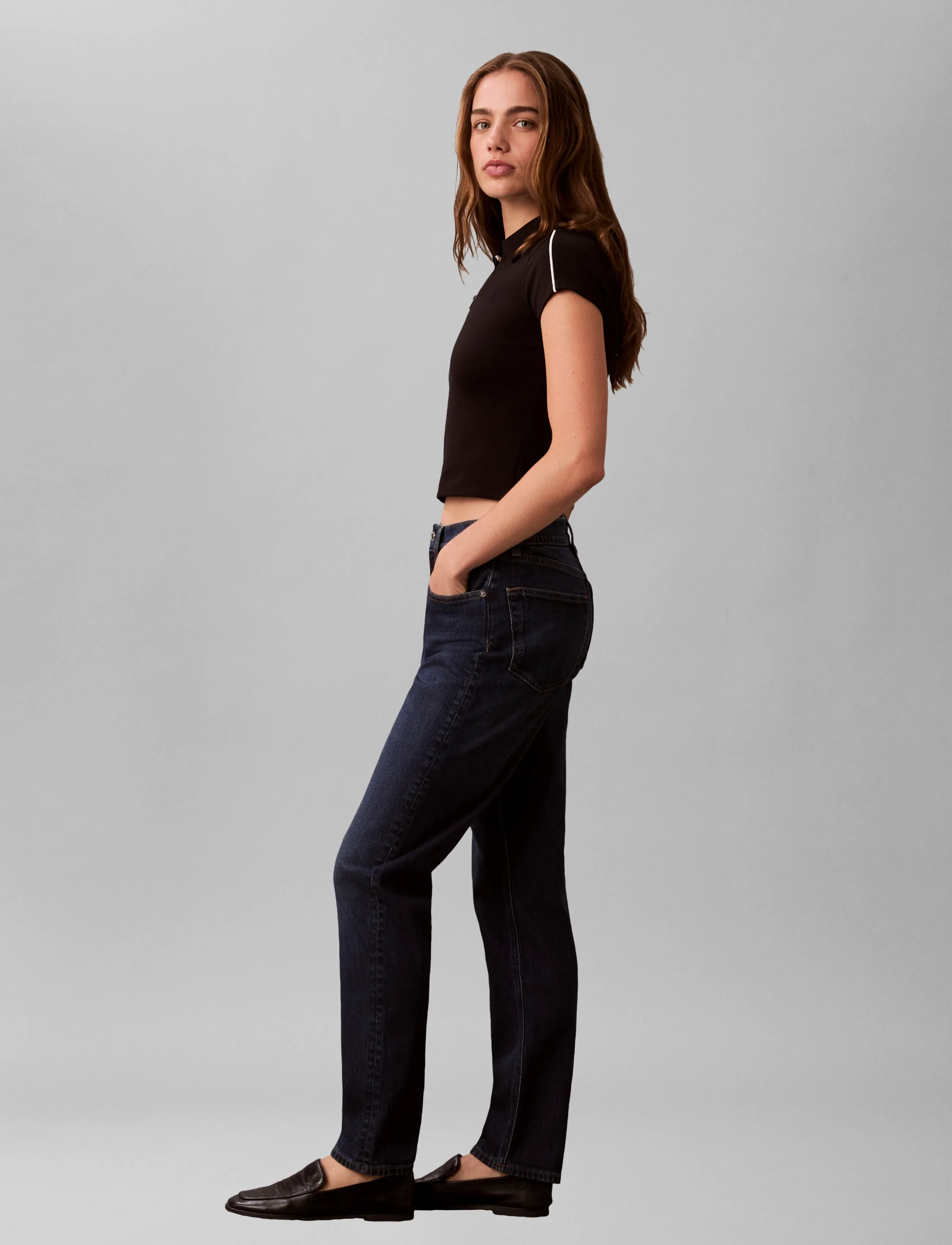 Calvin Klein Jeans NEW MOM JEAN THOMPSON - Denimklær - THOMPSON / blue
