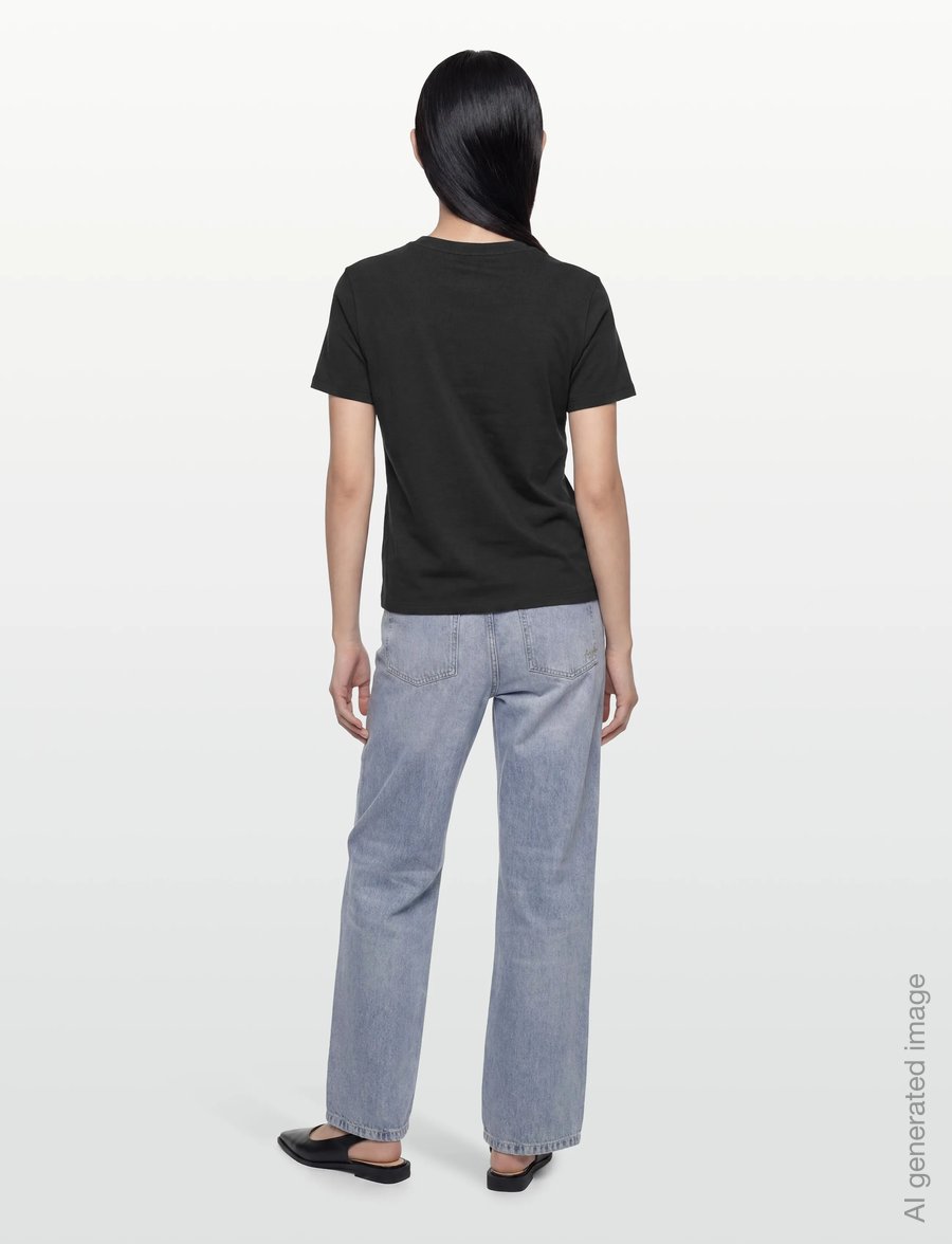 Calvin Klein Jeans - SS CLASSIC FOIL MONOLOGO TEE - t-särgid - black - 4