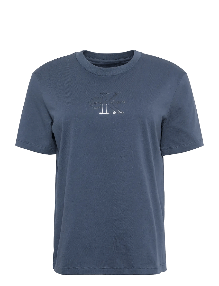 Calvin Klein Jeans - SS CLASSIC FOIL MONOLOGO TEE - t-shirts - turbulence - 1