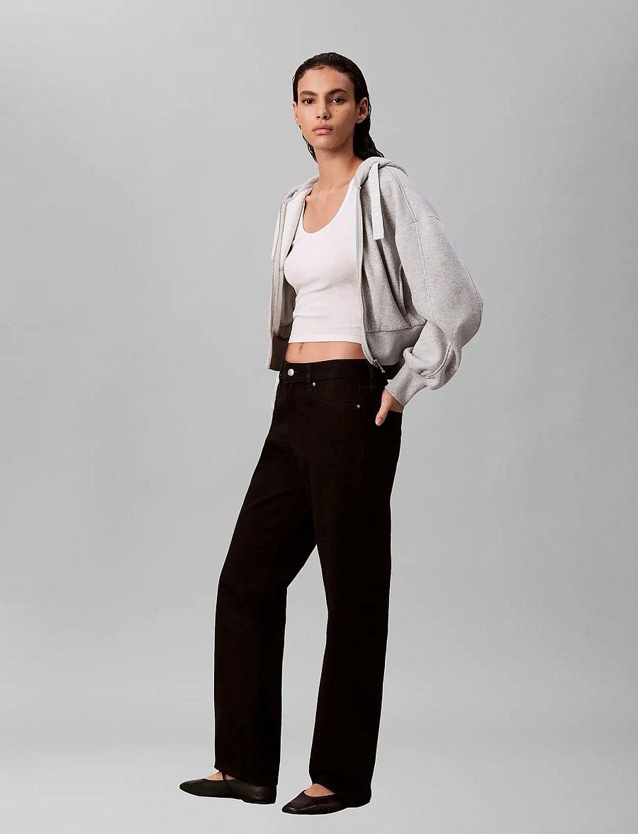 Calvin Klein Jeans - SIGNATURE 90s STRAIGHT SOFT BLAC - straight jeans - soft black - 3