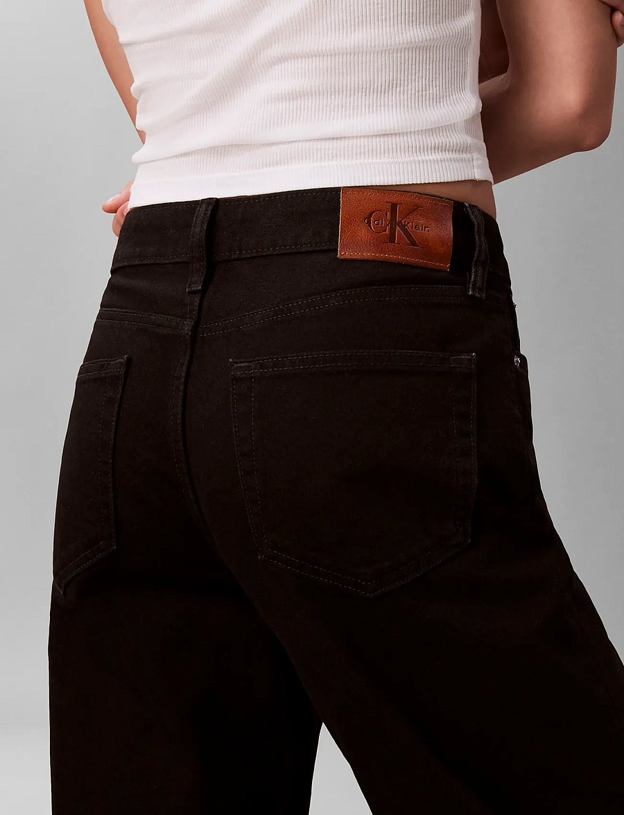 Calvin Klein Jeans - SIGNATURE 90s STRAIGHT SOFT BLAC - straight jeans - soft black - 4