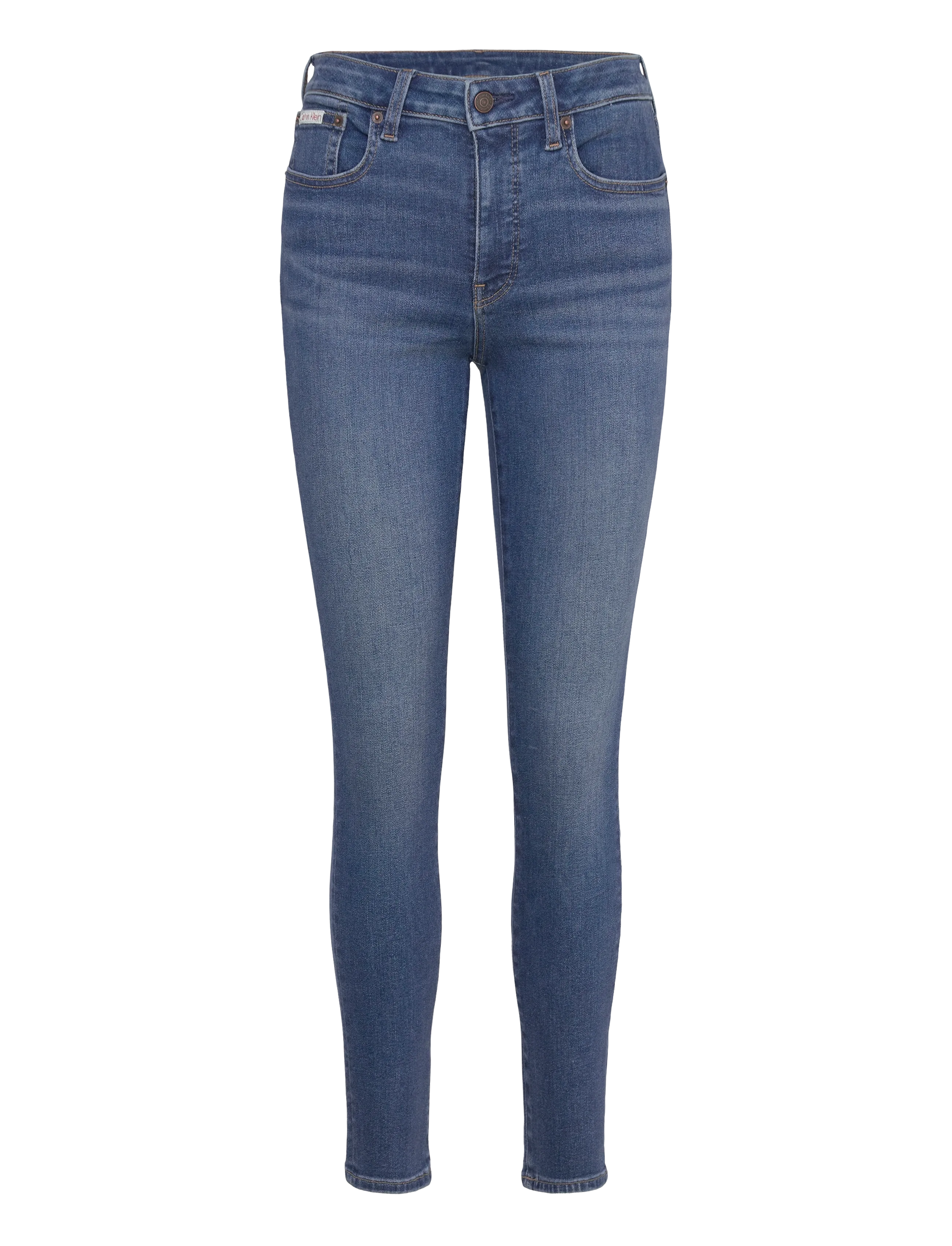 Calvin Klein Jeans MID RISE SKINNY MIDTOWN BLUE - Tøj - MIDTOWN BLUE / blue