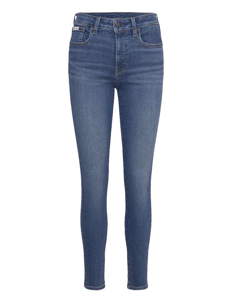 Calvin Klein Jeans - MID RISE SKINNY MIDTOWN BLUE - skinny jeans - midtown blue - 0