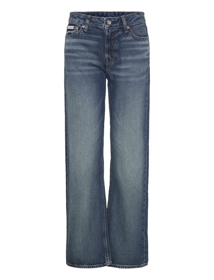 Calvin Klein Jeans - SIGNATURE 90s STRAIGHT HORIZON - tiesaus kirpimo džinsai - horizon - 0