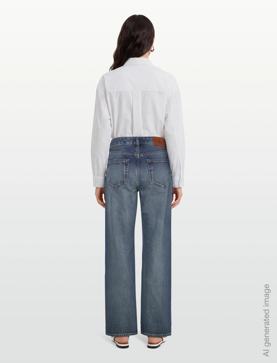 Calvin Klein Jeans - SIGNATURE 90s STRAIGHT HORIZON - suorat farkut - horizon - 4