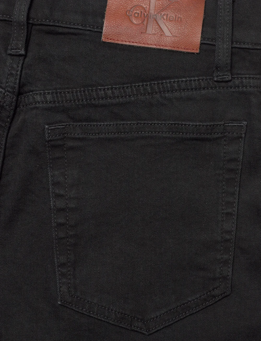 Calvin Klein Jeans - ULTRA HIGH WIDE LEG TRUE BLACK - brede jeans - true black - 4