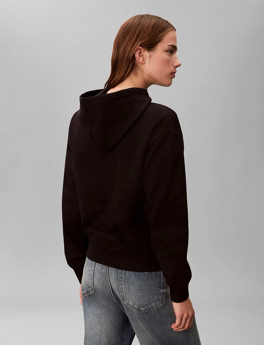 Calvin Klein Jeans - LS MONOLOGO FRENCH TERRY PO HOOD - pulls à capuche - black - 4