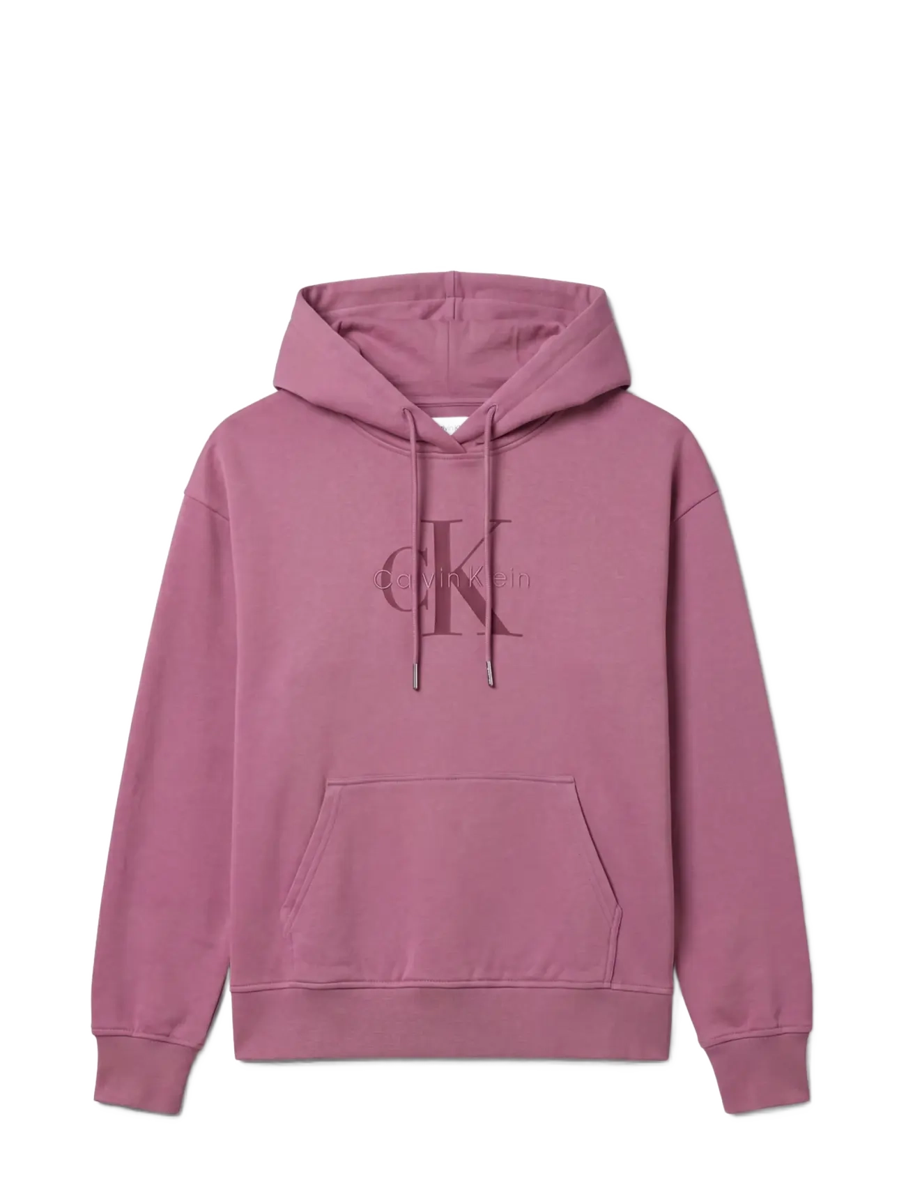 Calvin Klein Jeans LS MONOLOGO FRENCH TERRY PO HOOD - Kollektioner - DUSKY ORCHID / purple