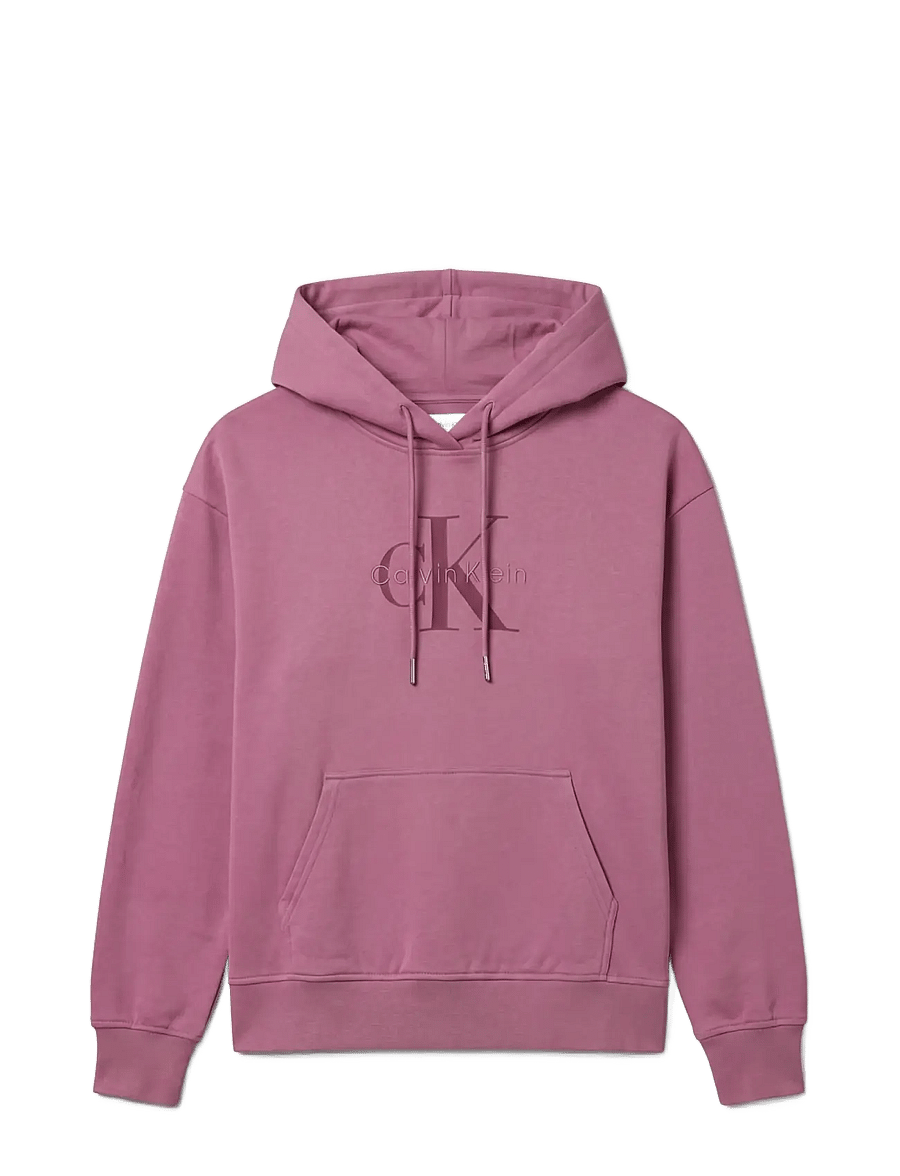 Calvin Klein Jeans - LS MONOLOGO FRENCH TERRY PO HOOD - hettupeysur - dusky orchid - 1