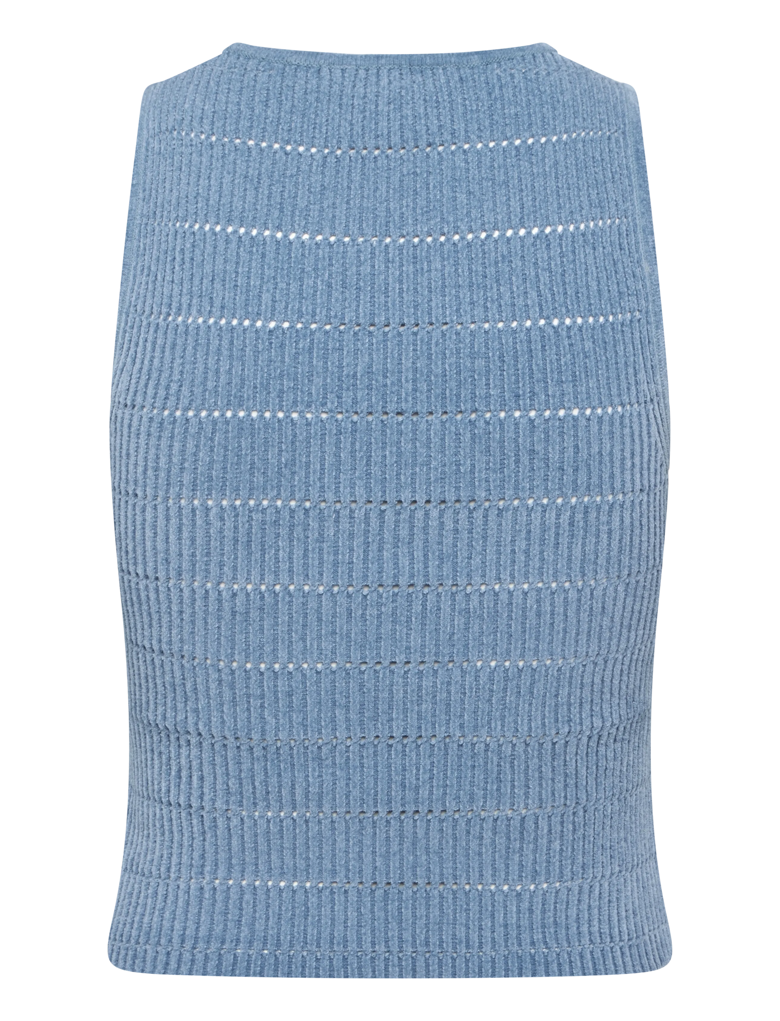 Calvin Klein Jeans - MATTE CHENILLE SL TOP - dusty sailor blue - 1
