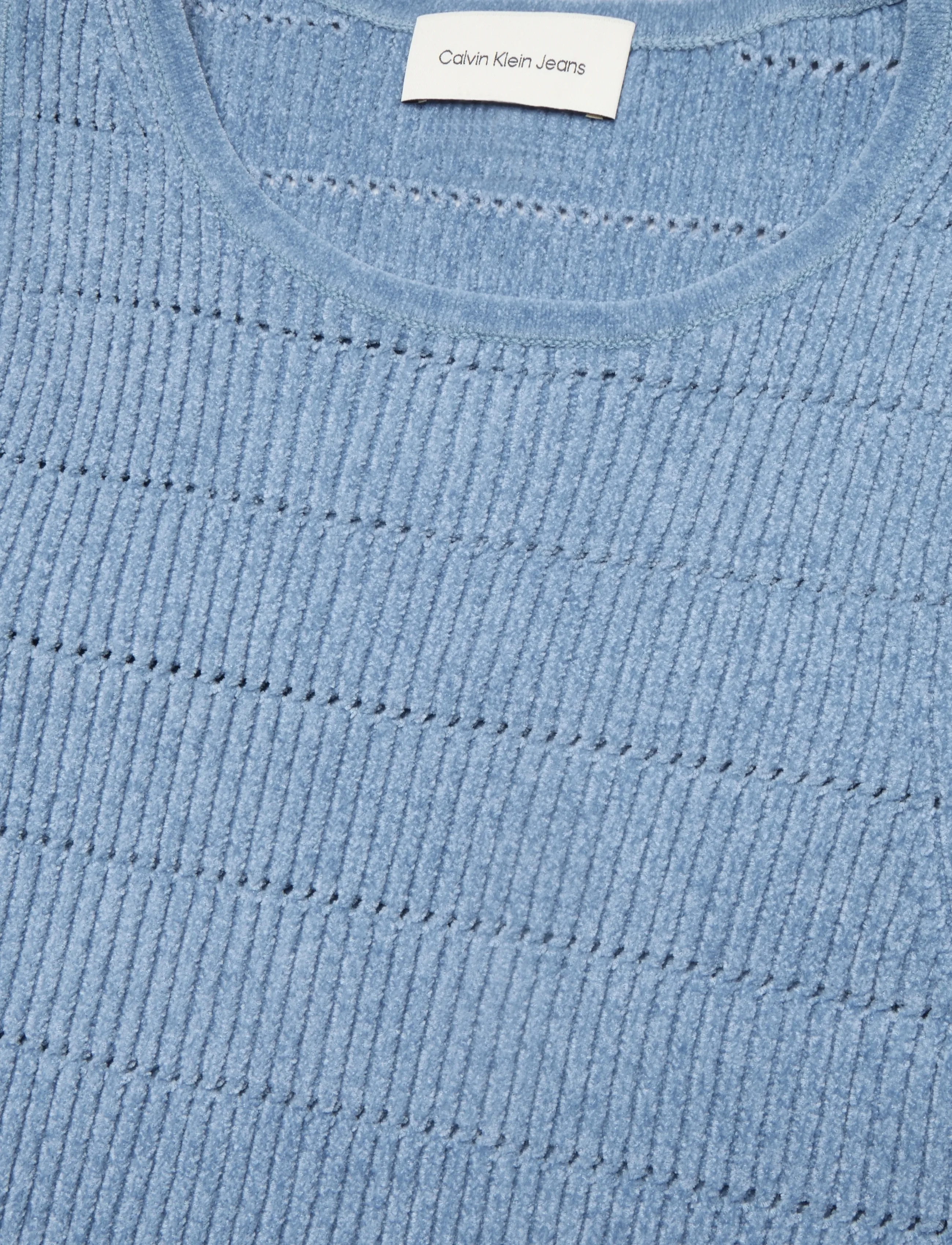 Calvin Klein Jeans - MATTE CHENILLE SL TOP - dusty sailor blue - 2