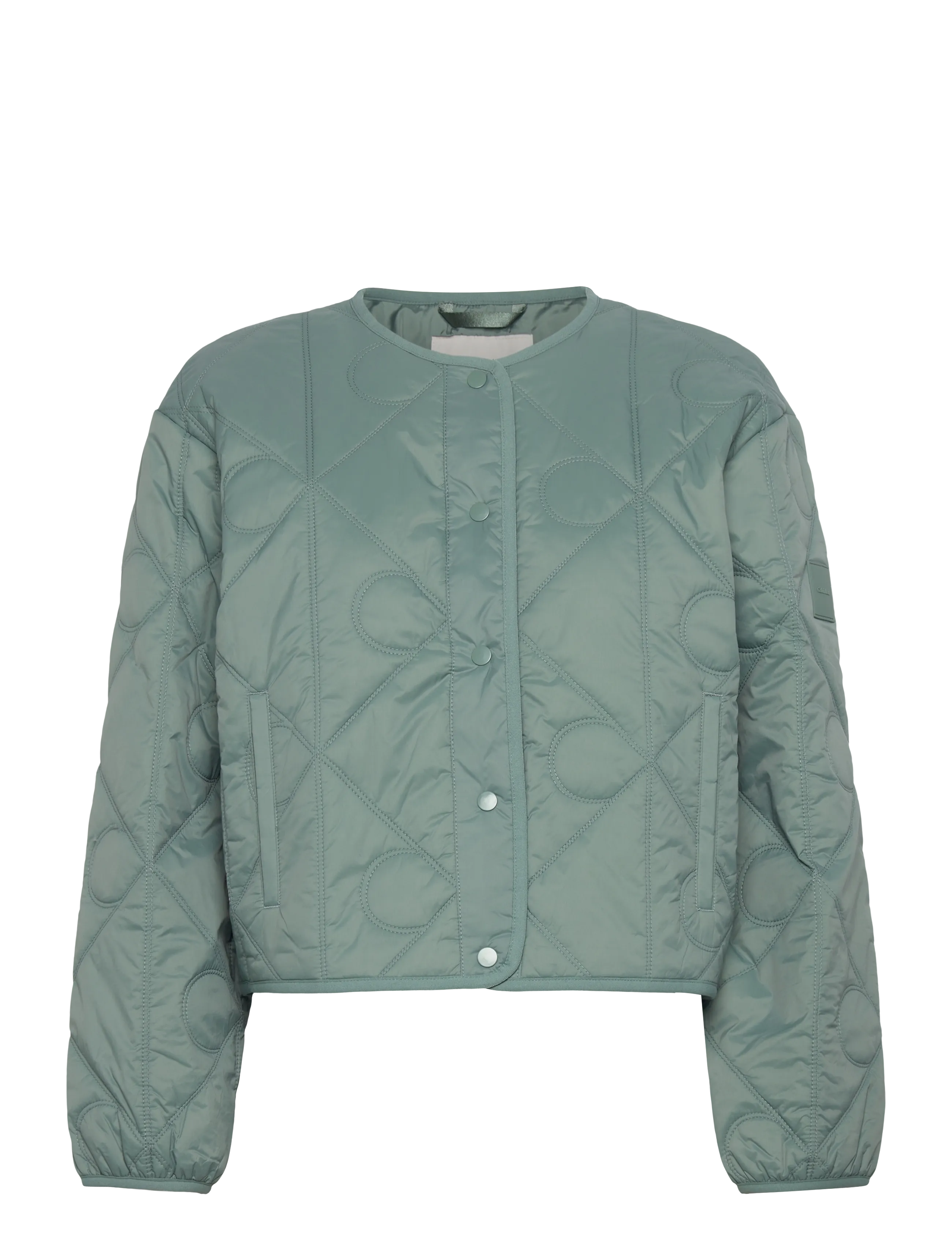 Calvin Klein Jeans LIGHTWEIGHT AOP QUILTED LINER - Calvin Klein - AUTUMN GREEN / green