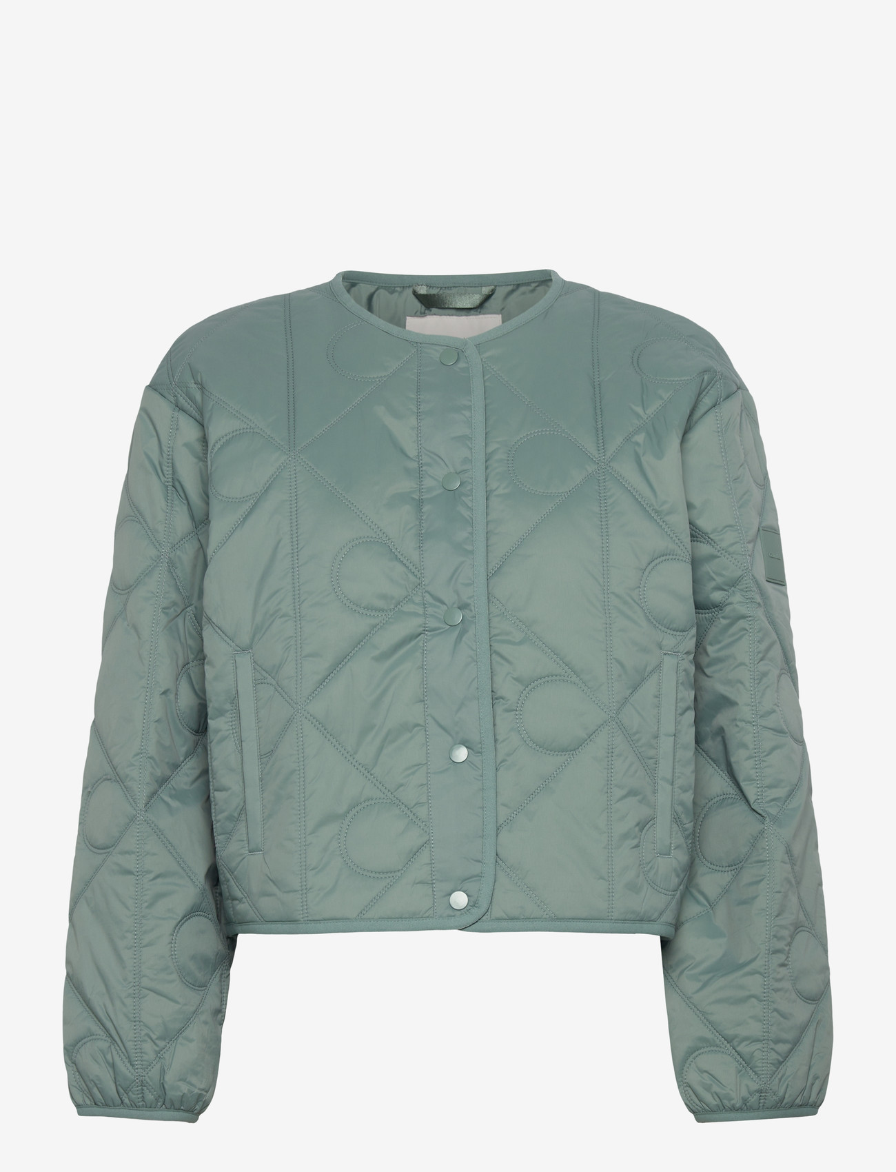 Calvin Klein Jeans - LIGHTWEIGHT AOP QUILTED LINER - frühlingsjacken - autumn green - 1