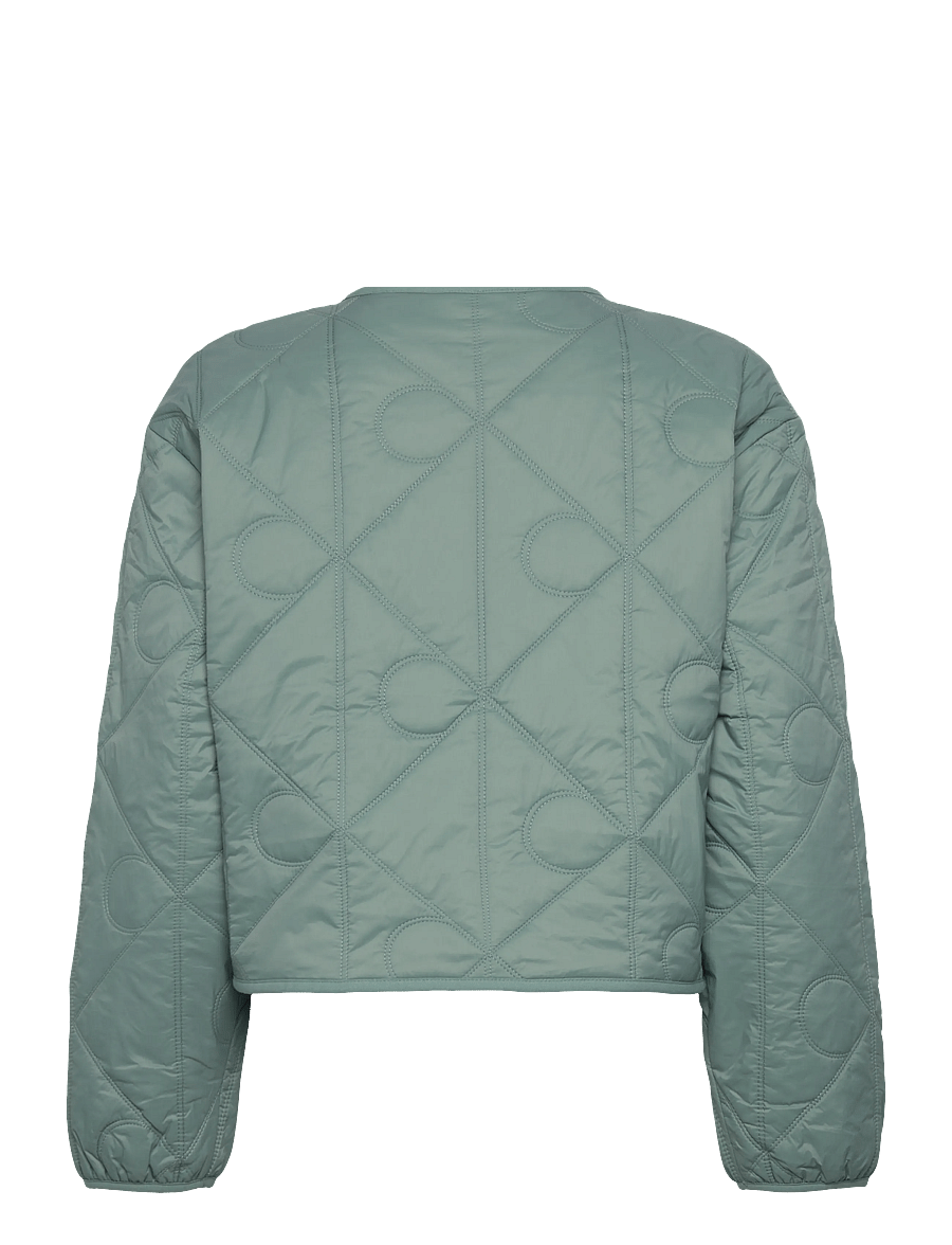 Calvin Klein Jeans - LIGHTWEIGHT AOP QUILTED LINER - vårjackor - autumn green - 2