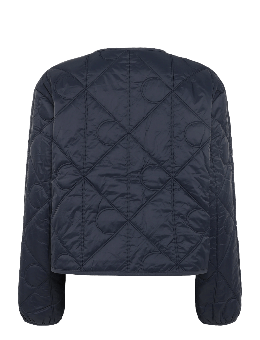 Calvin Klein Jeans - LIGHTWEIGHT AOP QUILTED LINER - vårjackor - inkwell - 1