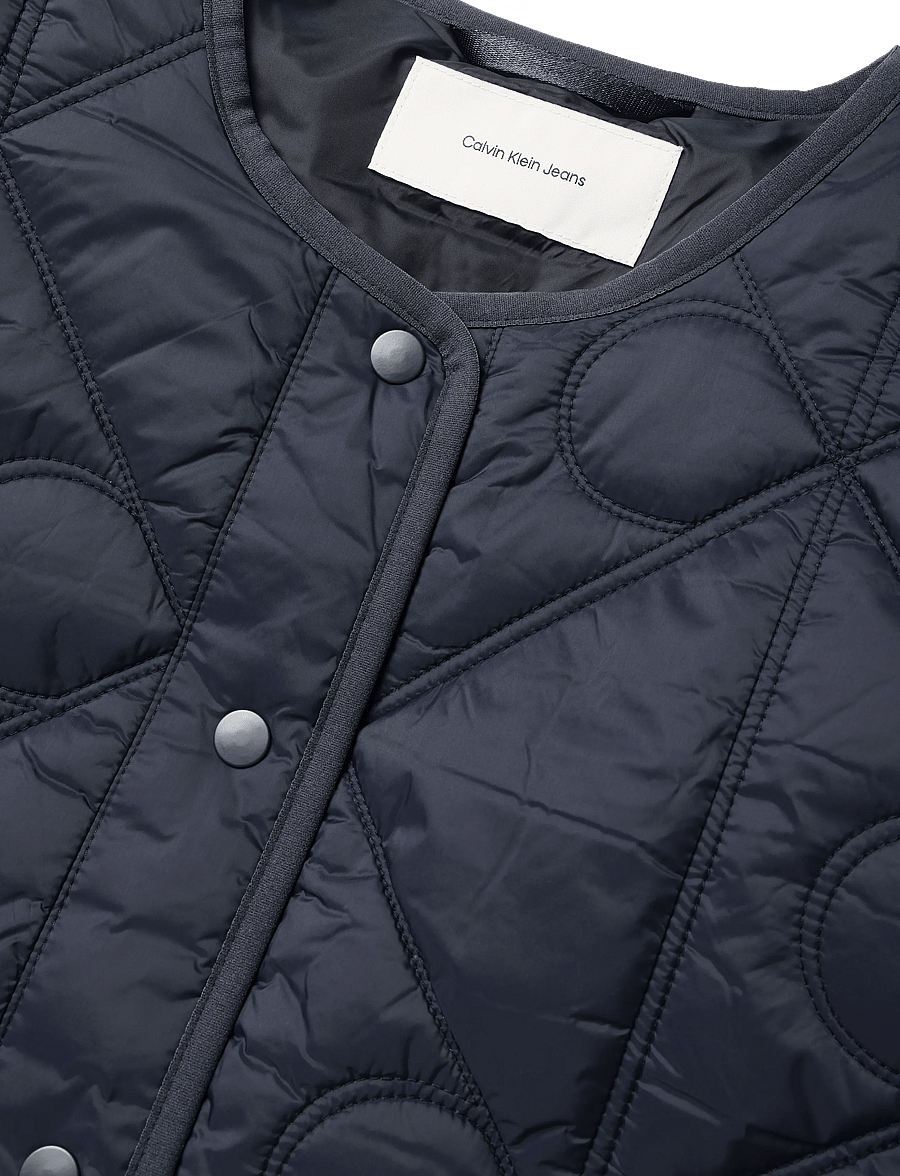 Calvin Klein Jeans - LIGHTWEIGHT AOP QUILTED LINER - vårjackor - inkwell - 2