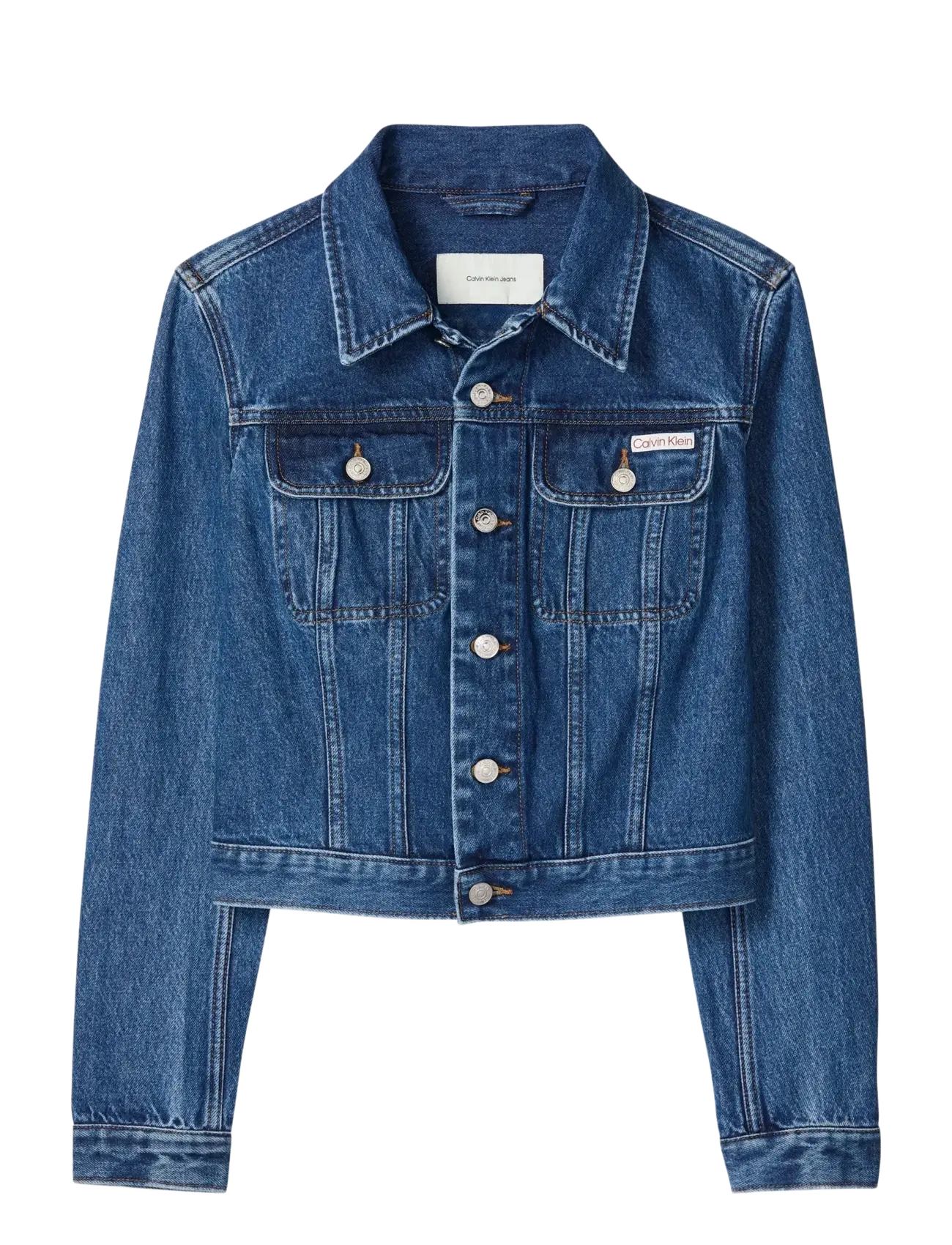 Calvin Klein Jeans CROPPED 90S DENIM JACKET INDIGO - Jakid ja mantlid - INDIGO PARK / blue