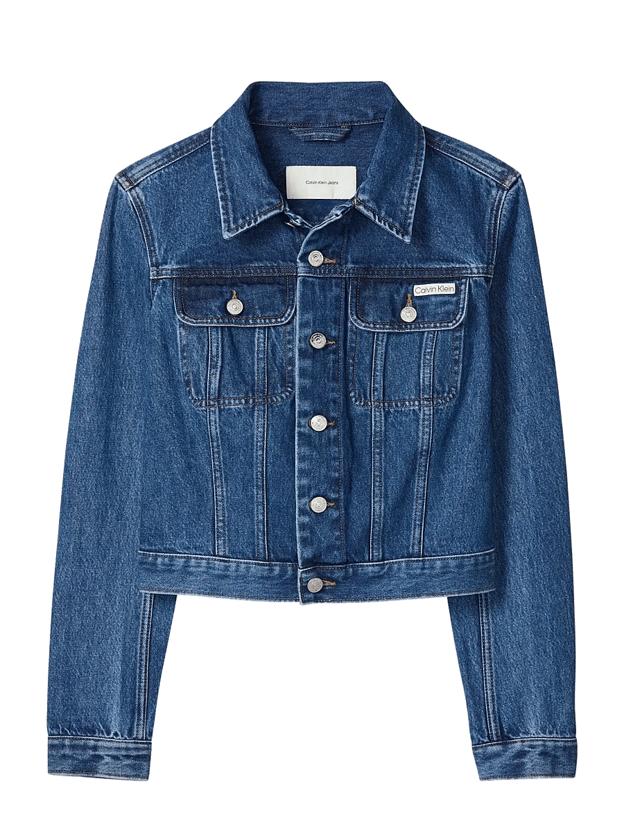 Calvin Klein Jeans - CROPPED 90S DENIM JACKET INDIGO - frühlingsjacken - indigo park - 1