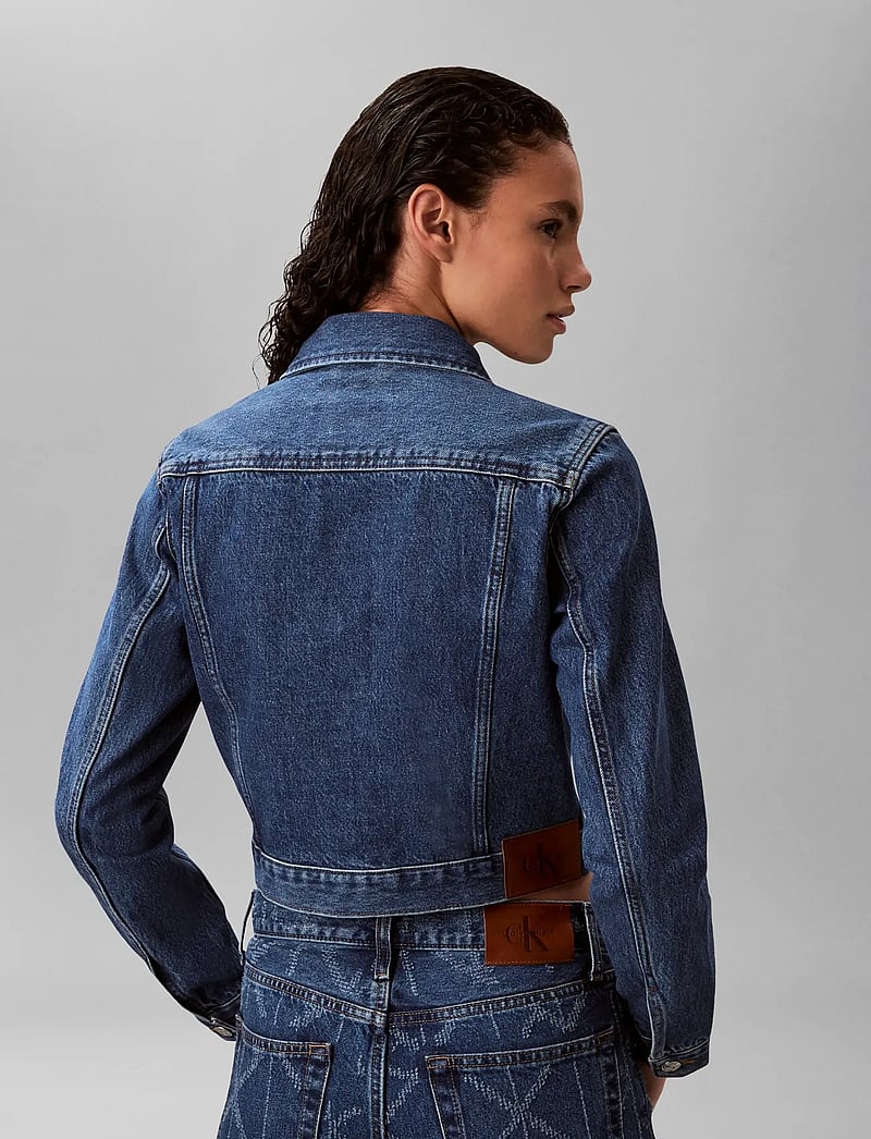 Calvin Klein Jeans - CROPPED 90S DENIM JACKET INDIGO - frühlingsjacken - indigo park - 3