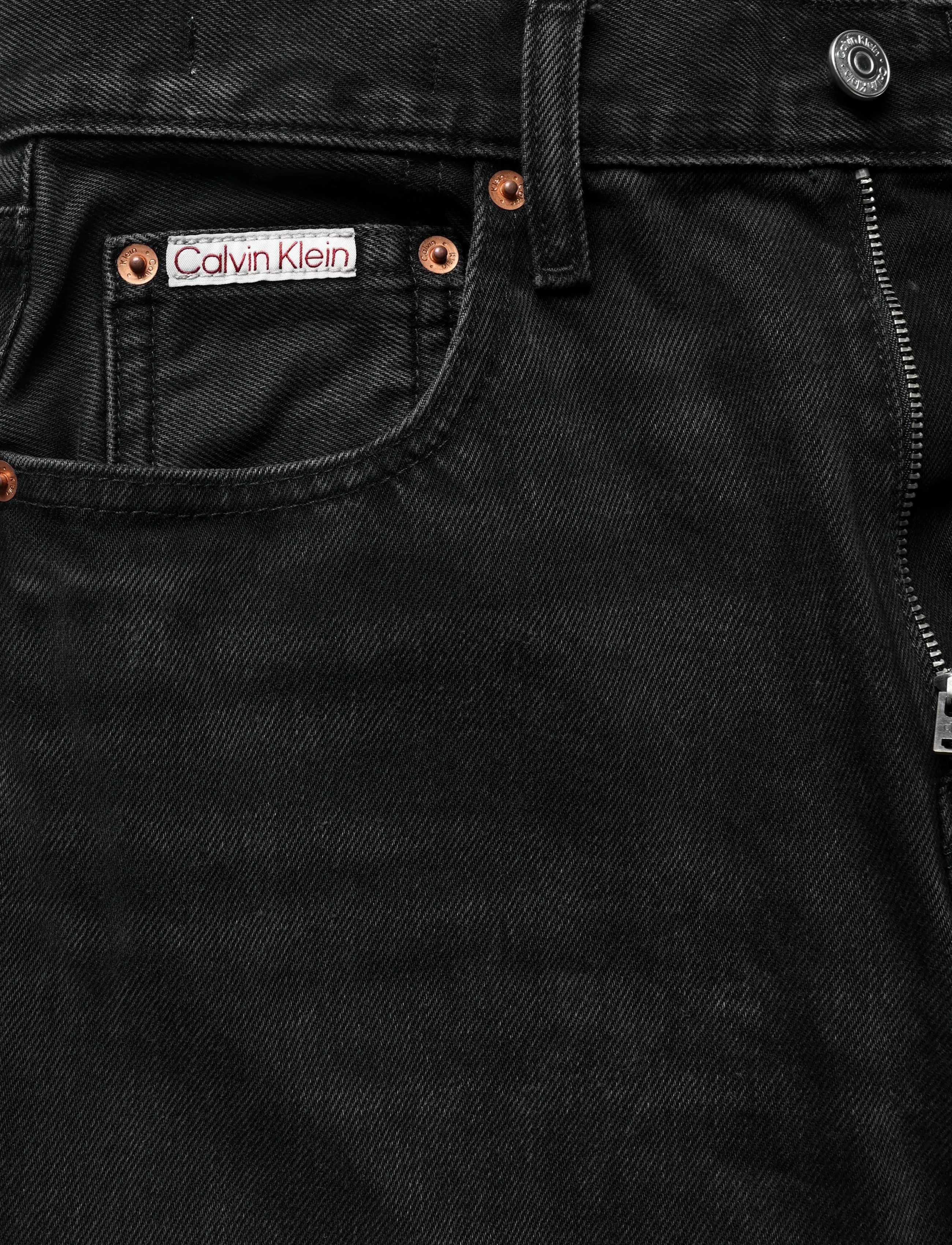 Calvin Klein Jeans - THE WIDE LEG EVENING BLACK - hosen mit weitem bein - evening black - 5