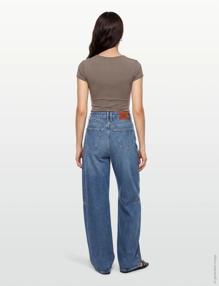 Calvin Klein Jeans - THE EXTREME BARREL JEAN MIDNIGHT - barrel jeans - midnight odyssey - 4