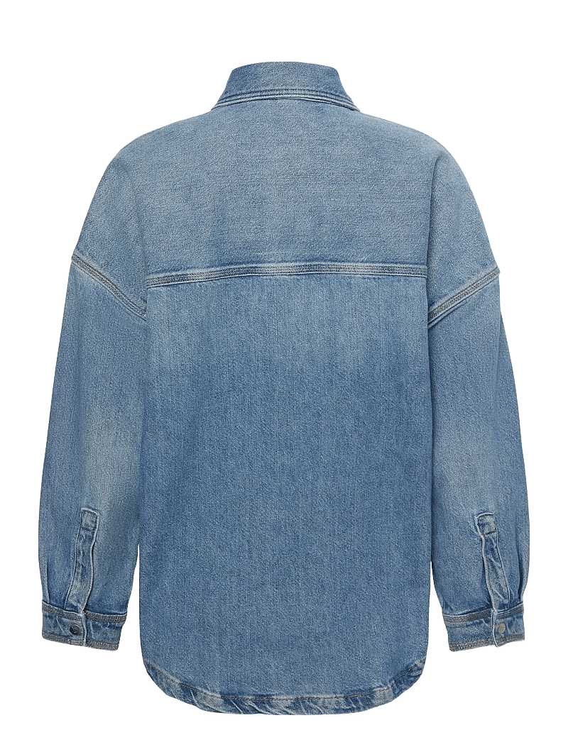 Calvin Klein Jeans - DENIM BOYFRIEND SHIRT OVERNIGHT - spring jackets - overnight blue - 2